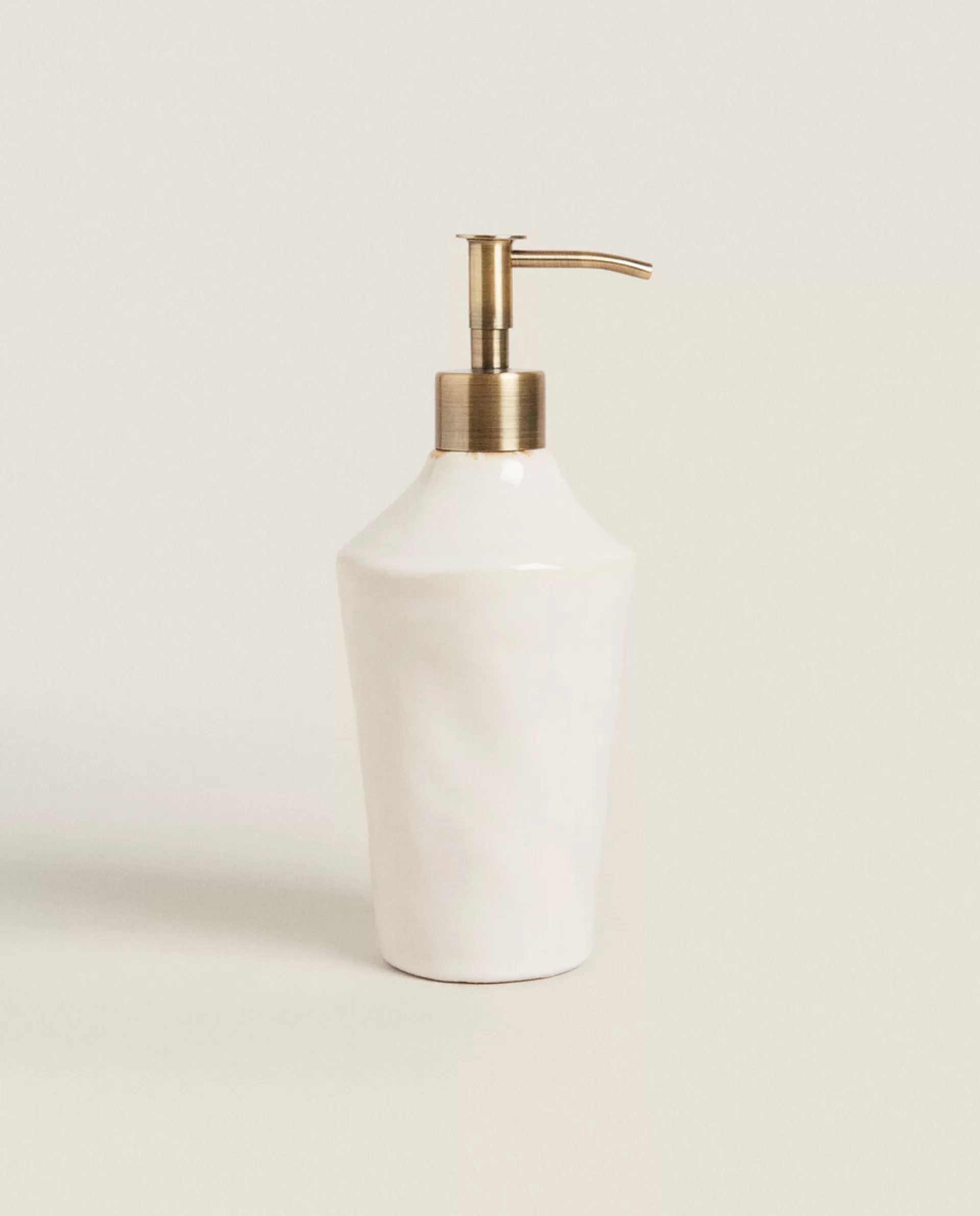 ZARA Home Antique Finish Ceramic Dispenser Cream Outlet