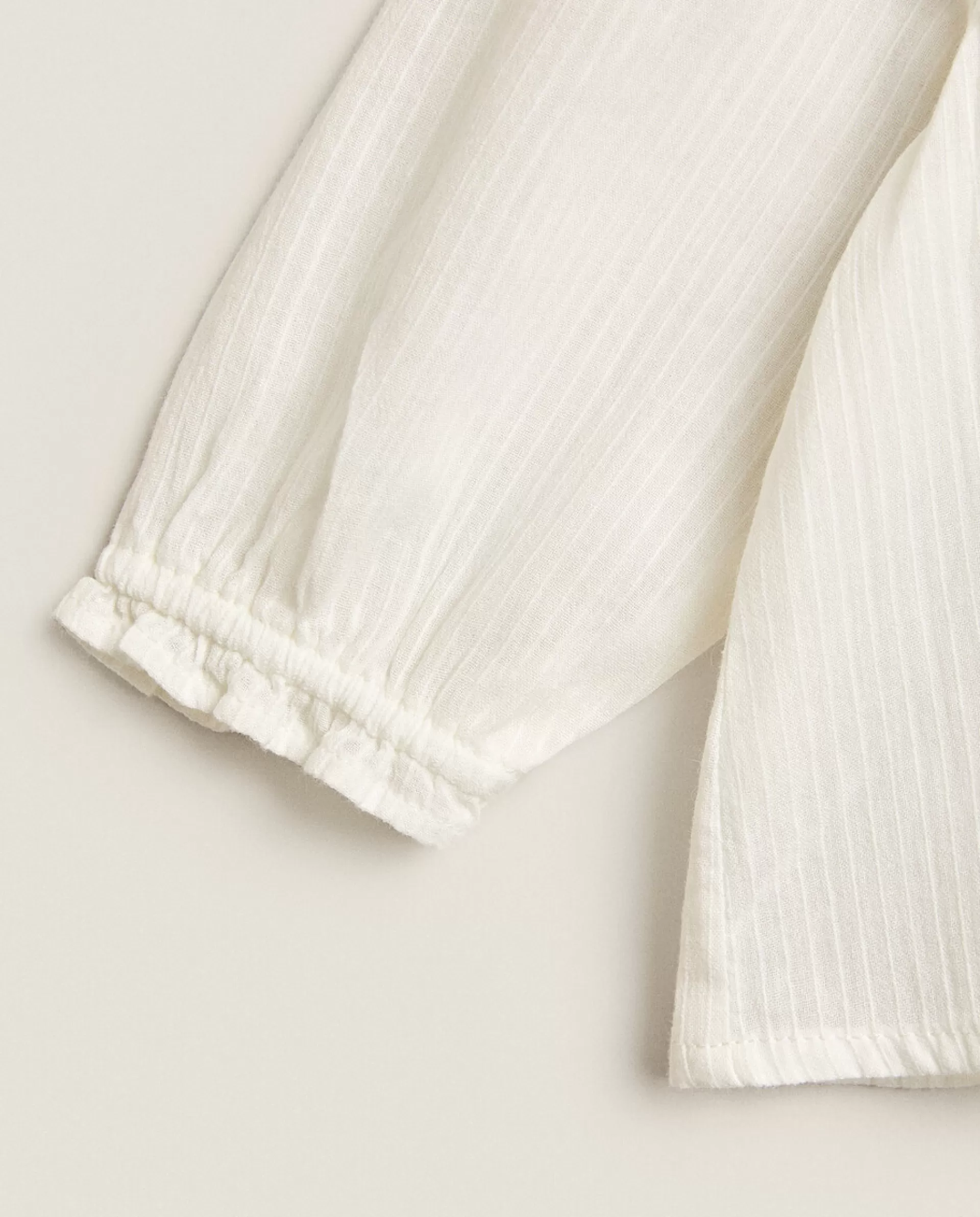 ZARA Home Baby Shirt With Ruffles White Flash Sale