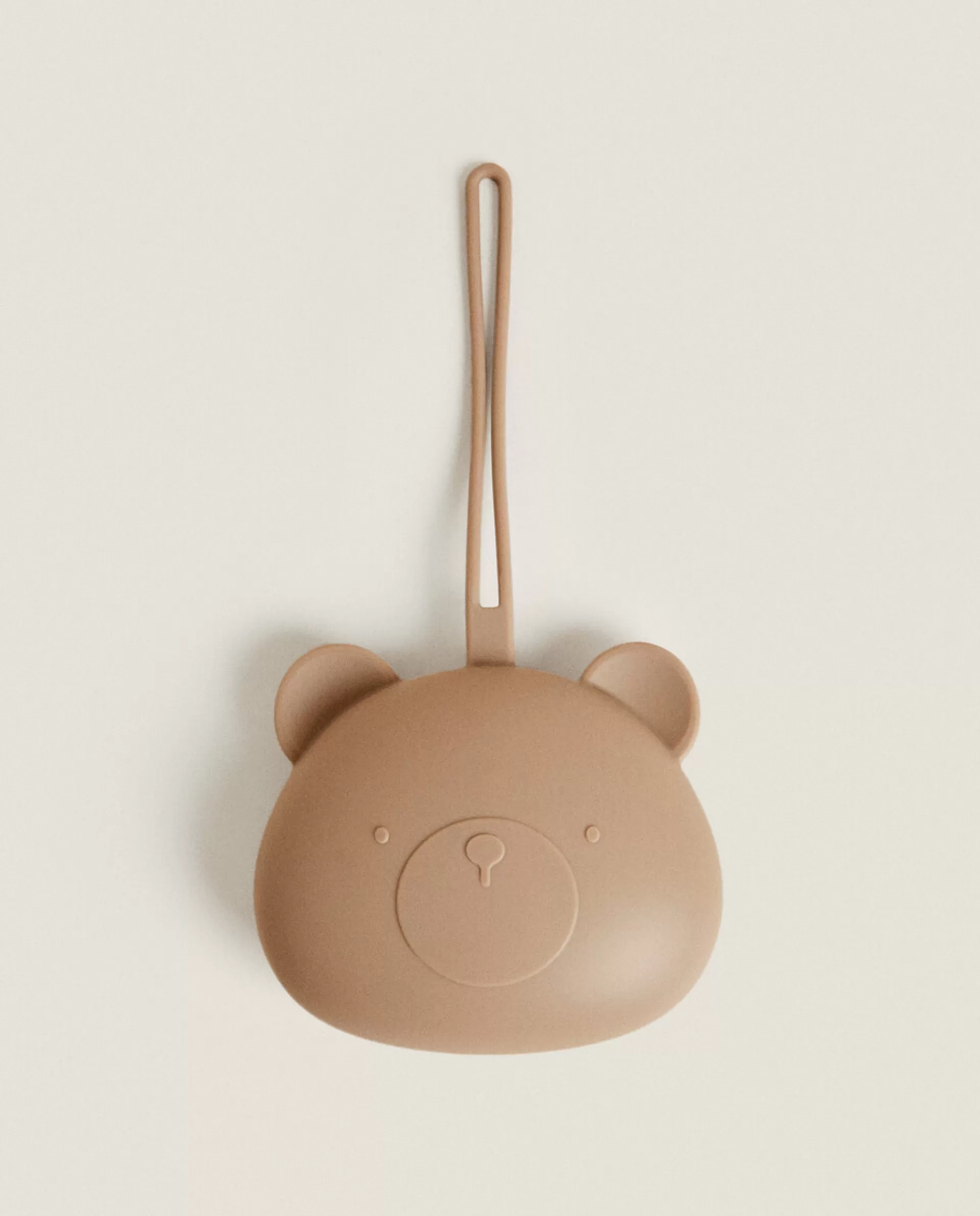 ZARA Home Bear Silicone Pacifier Case Brown Sale