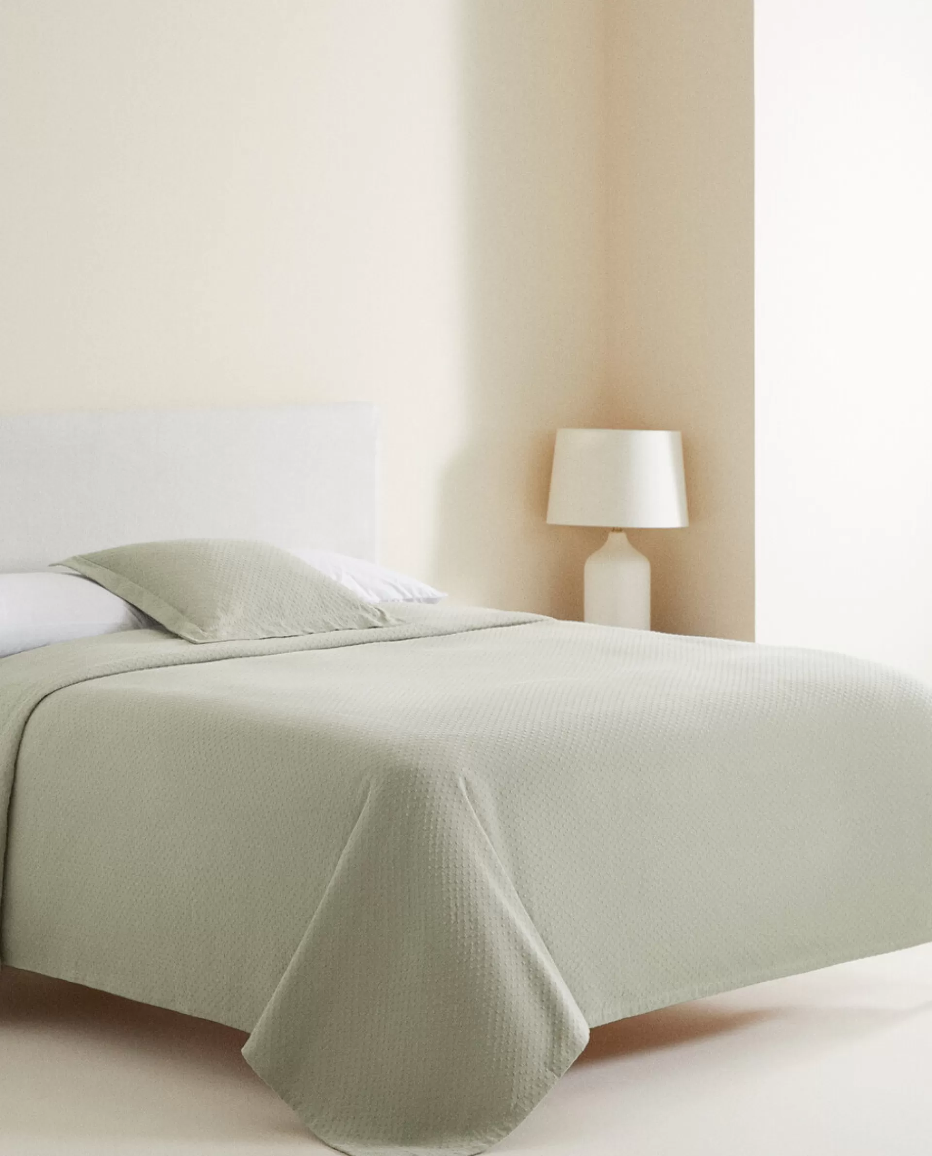 ZARA Home Bedspread With Polka Dot Design Green Cheap