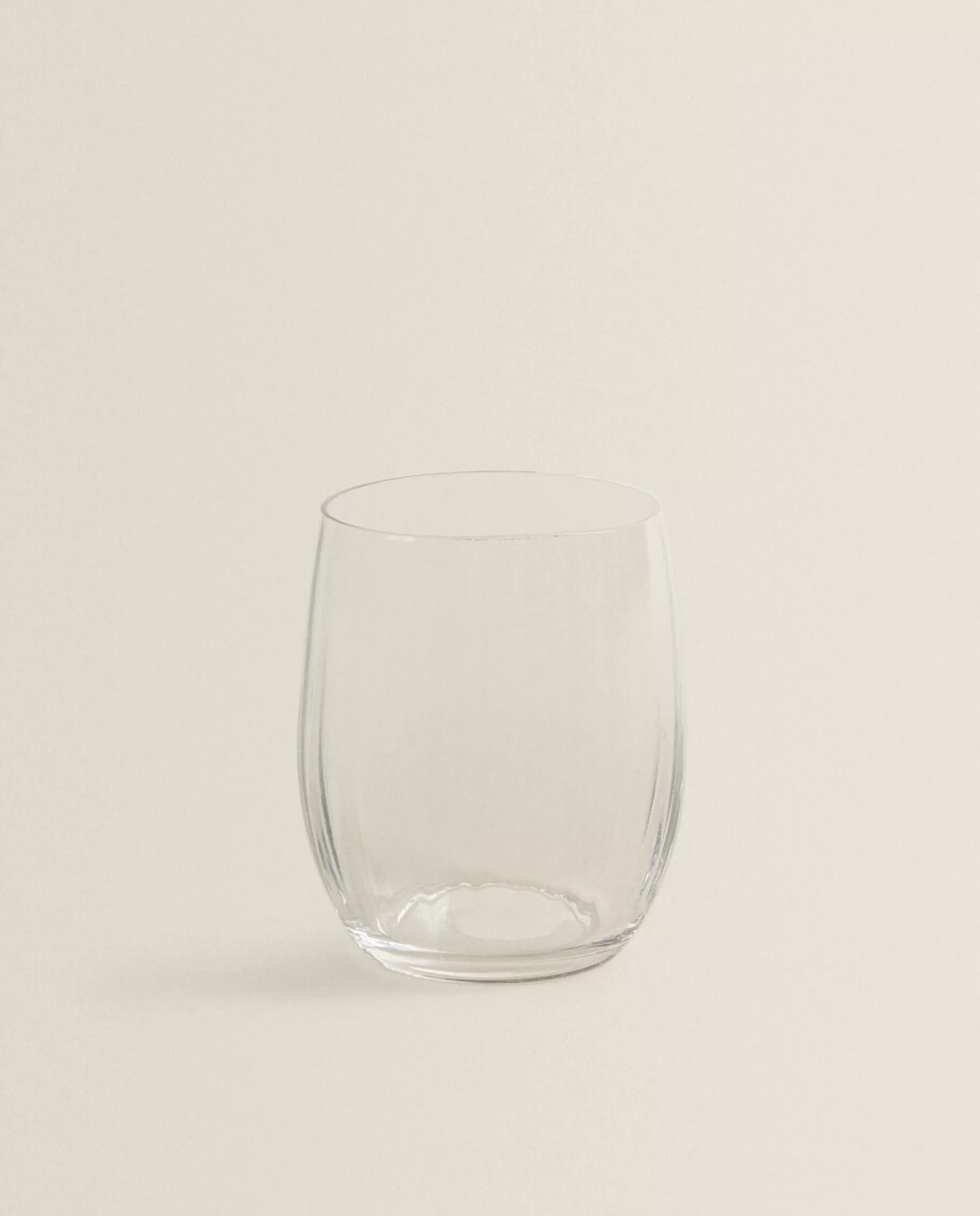 ZARA Home Bohemia Crystal Tumbler With Lines Transparent Discount