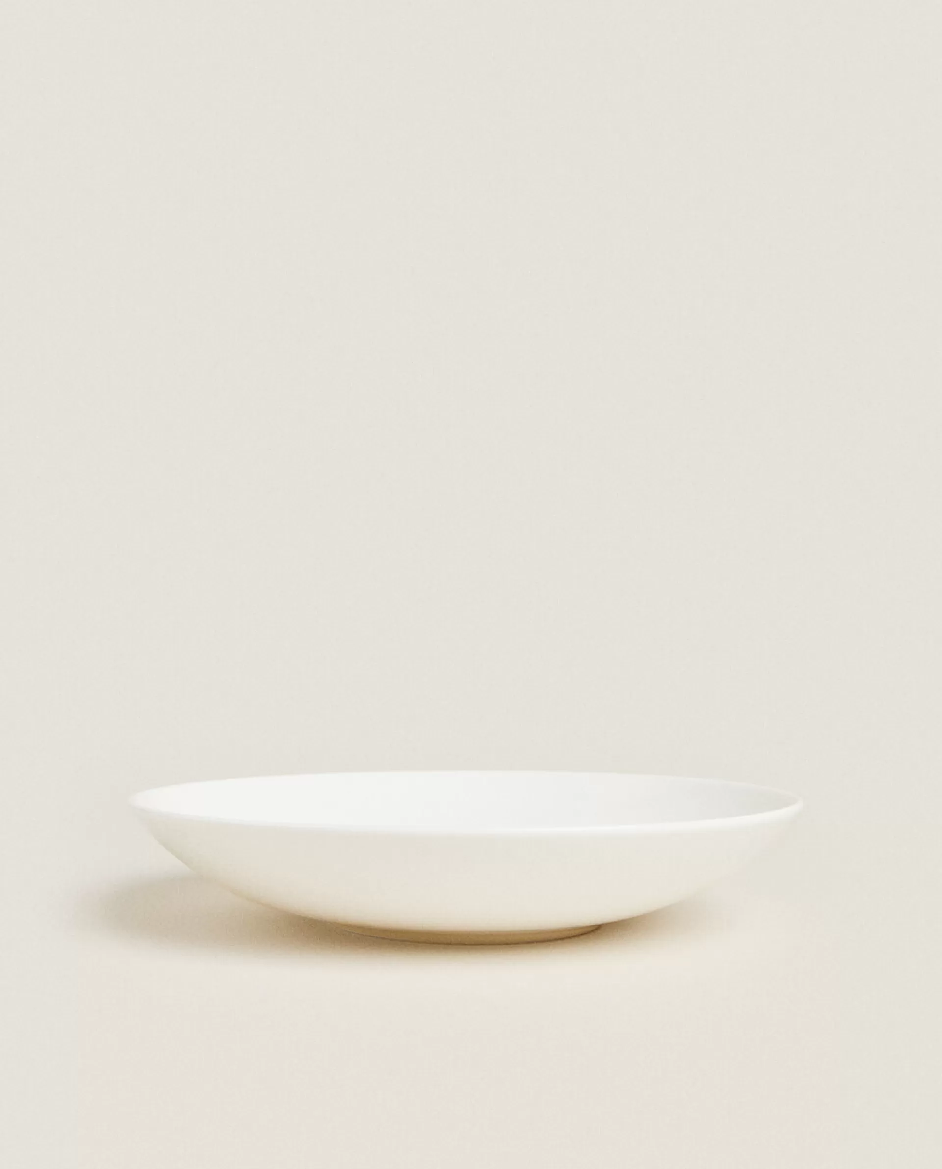 ZARA Home Bone China Soup Plate White Store
