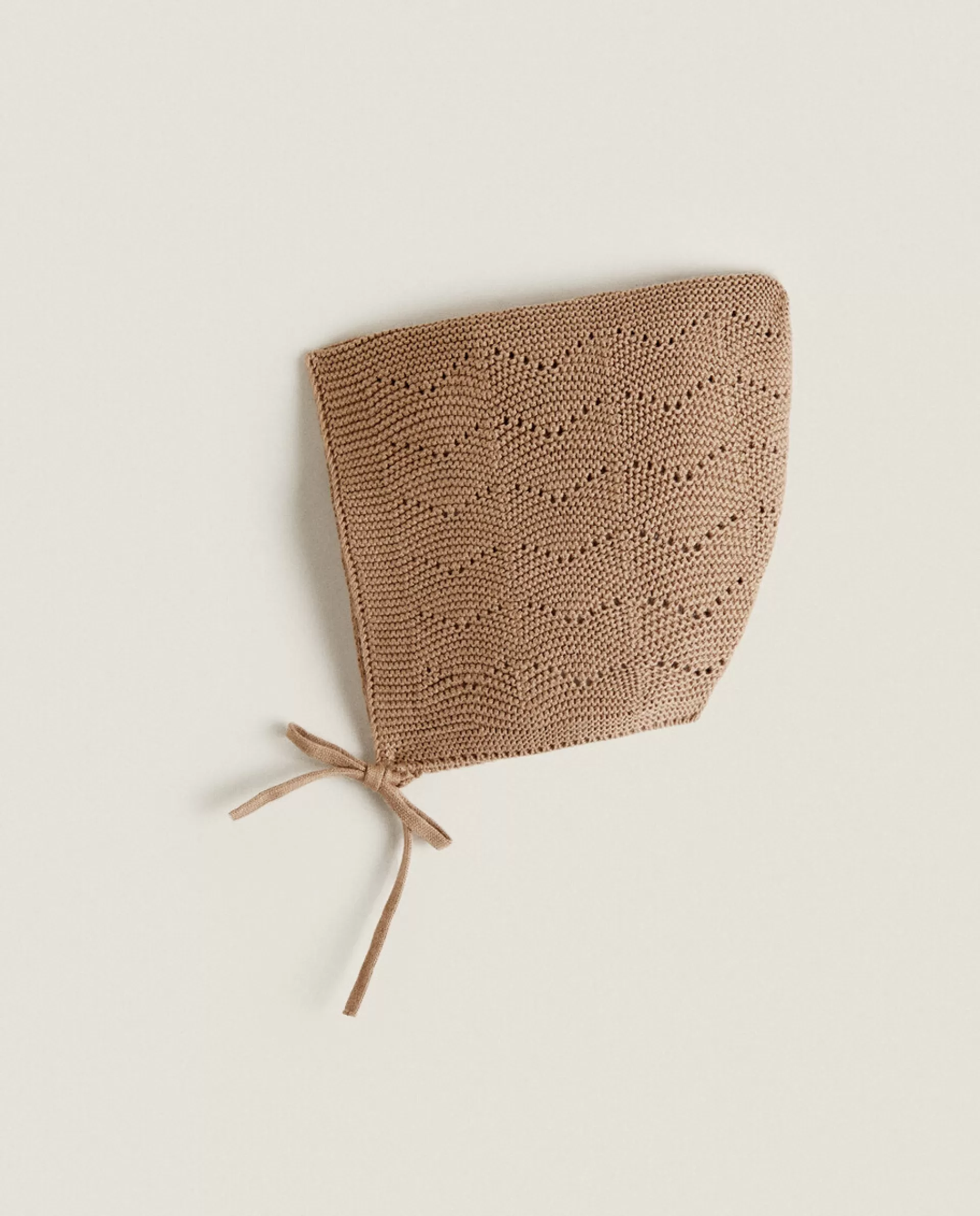 ZARA Home Bonnet With Openwork Brown Flash Sale