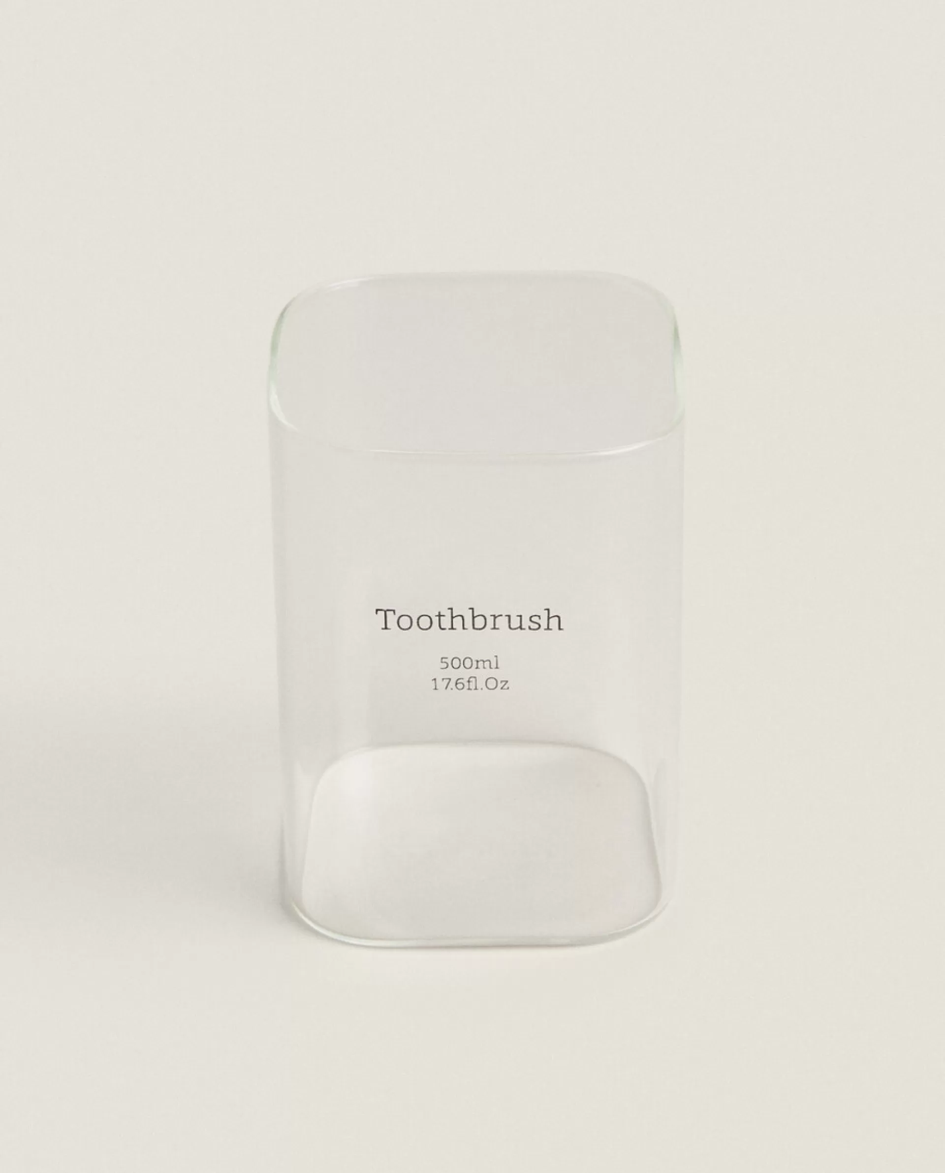 ZARA Home Borosilicate Glass Slogan Tumbler Transparent Fashion