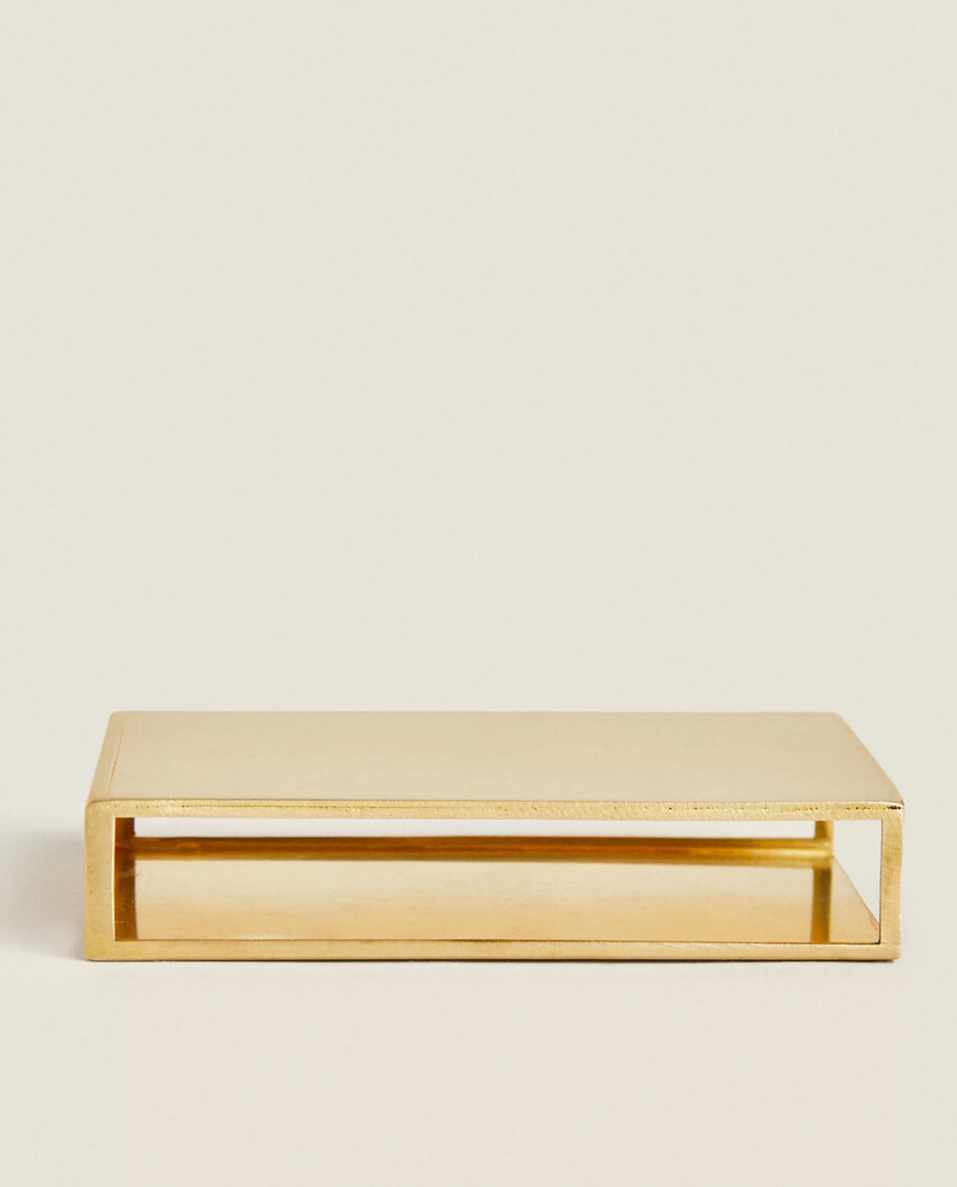 ZARA Home Brass Matchbox Golden Clearance