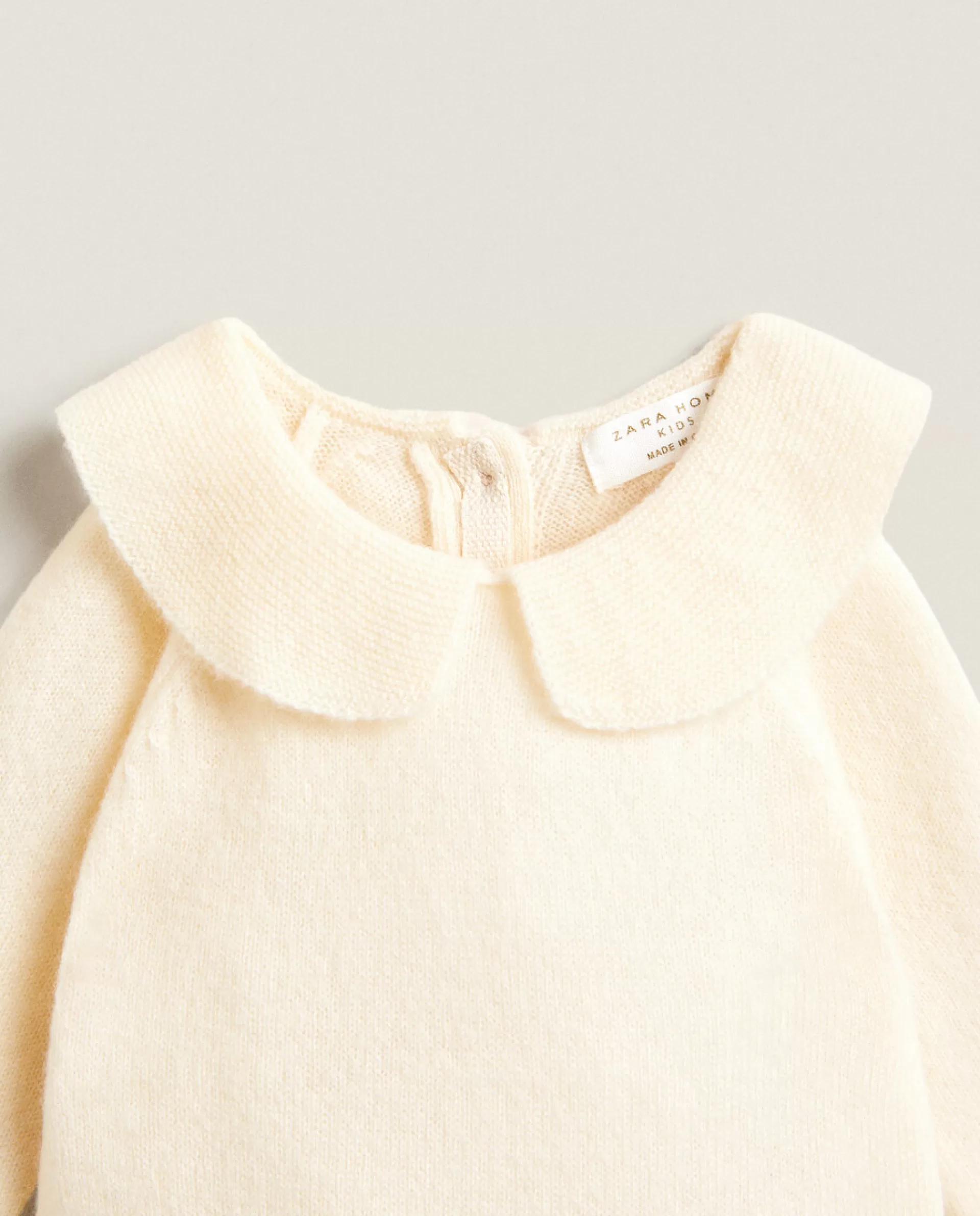 ZARA Home Cashmere Baby Romper Cream Fashion