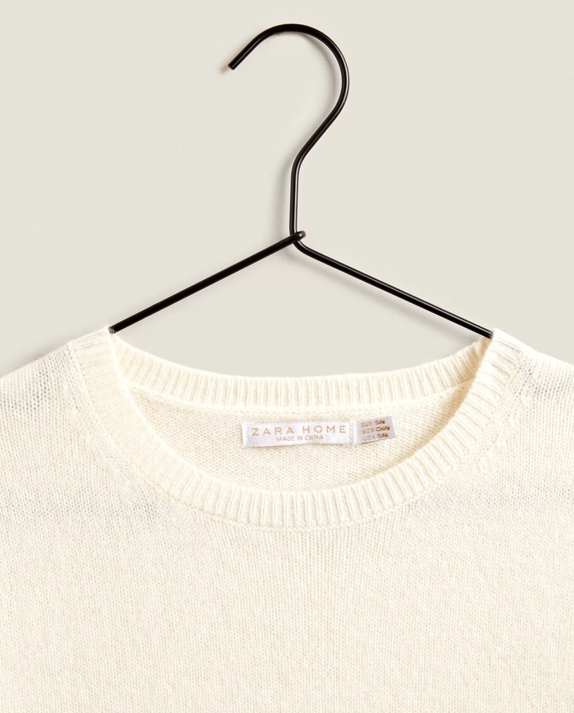 ZARA Home Cashmere Sweater Cream New