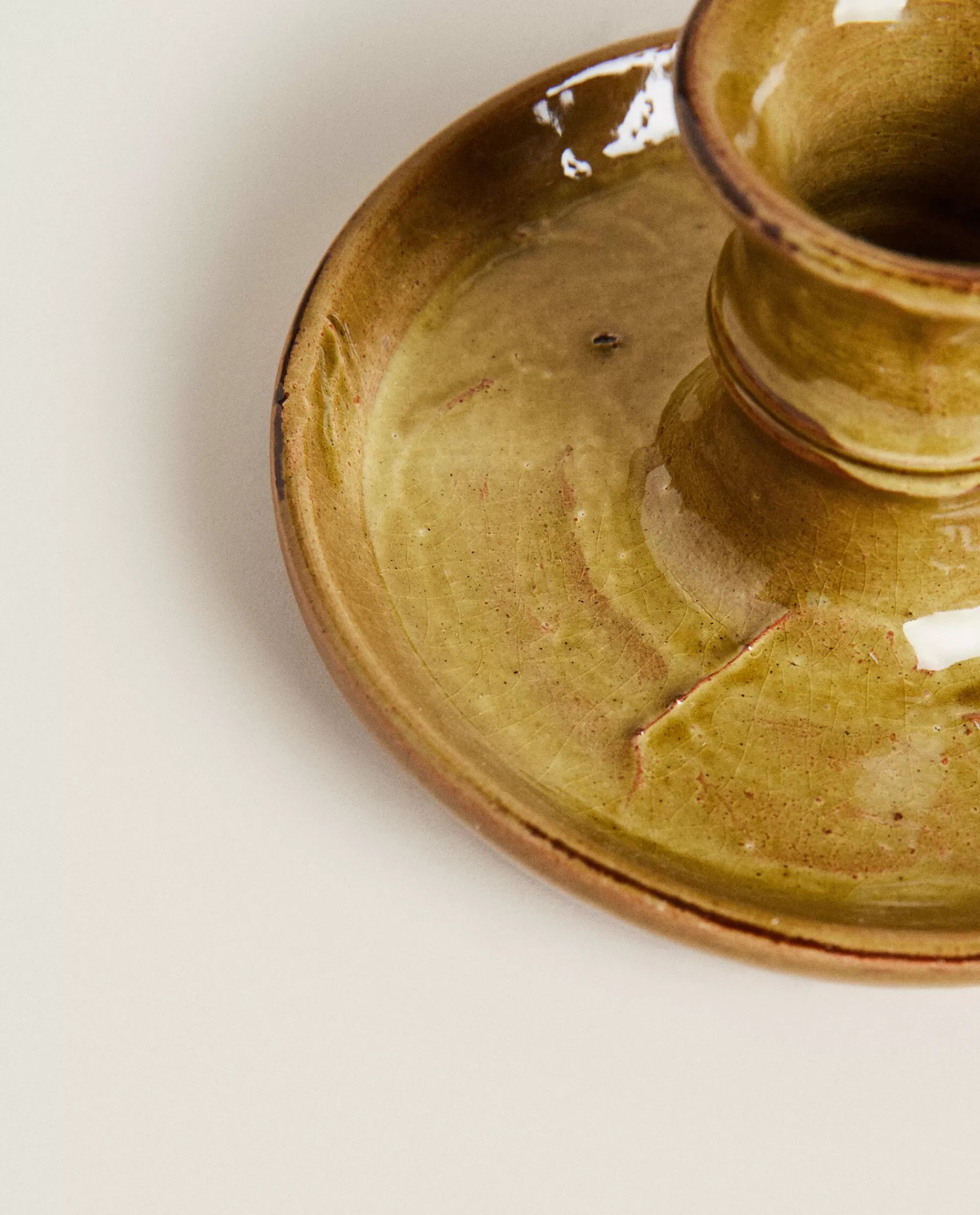 ceramic_candleholder_4-1.webp ZARA Home Ceramic Candleholder Green Cheap