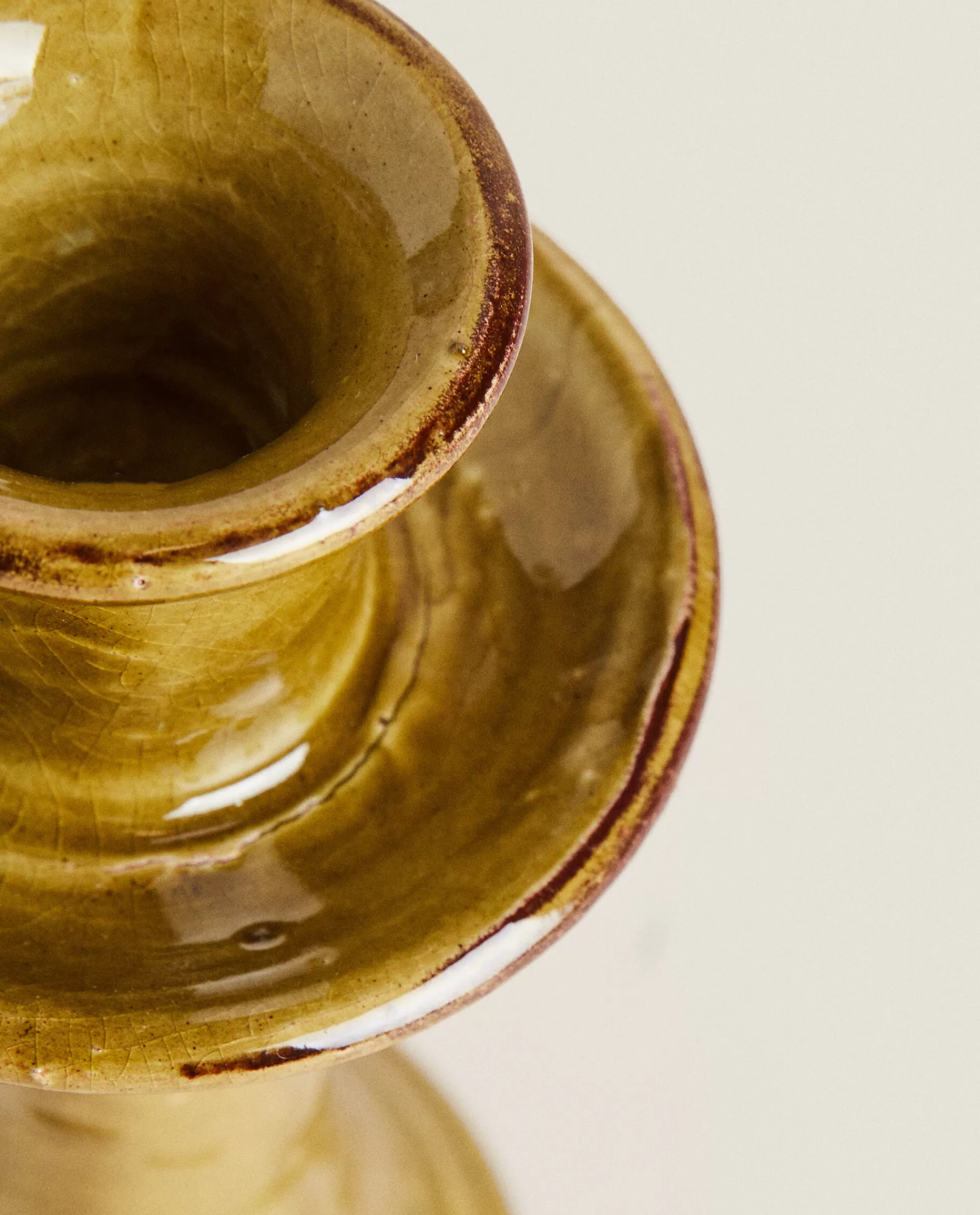 ceramic_candlestick_3-3.webp ZARA Home Ceramic Candlestick Green Best Sale