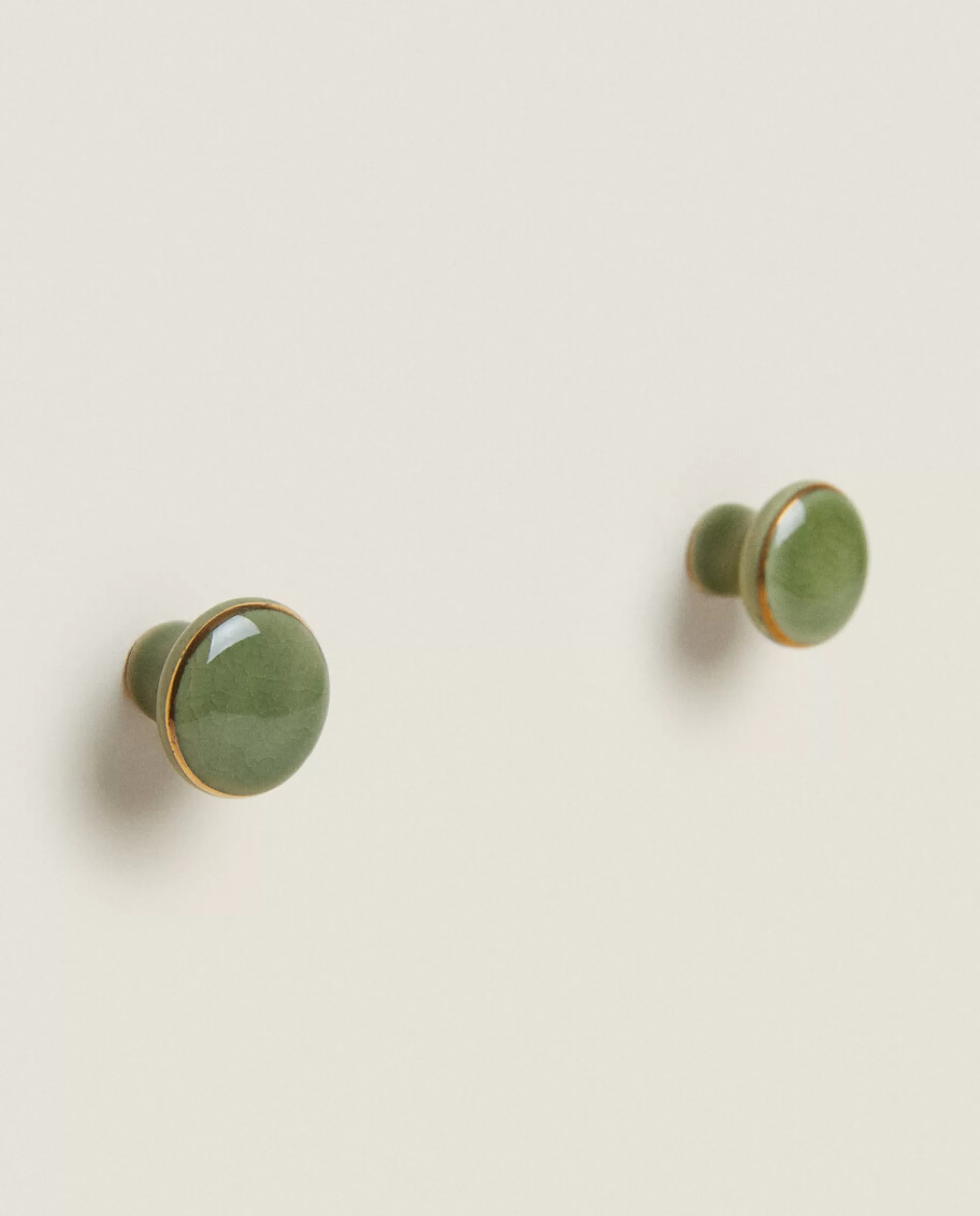 ZARA Home Ceramic Door Knob (Pack Of 2) Green Best