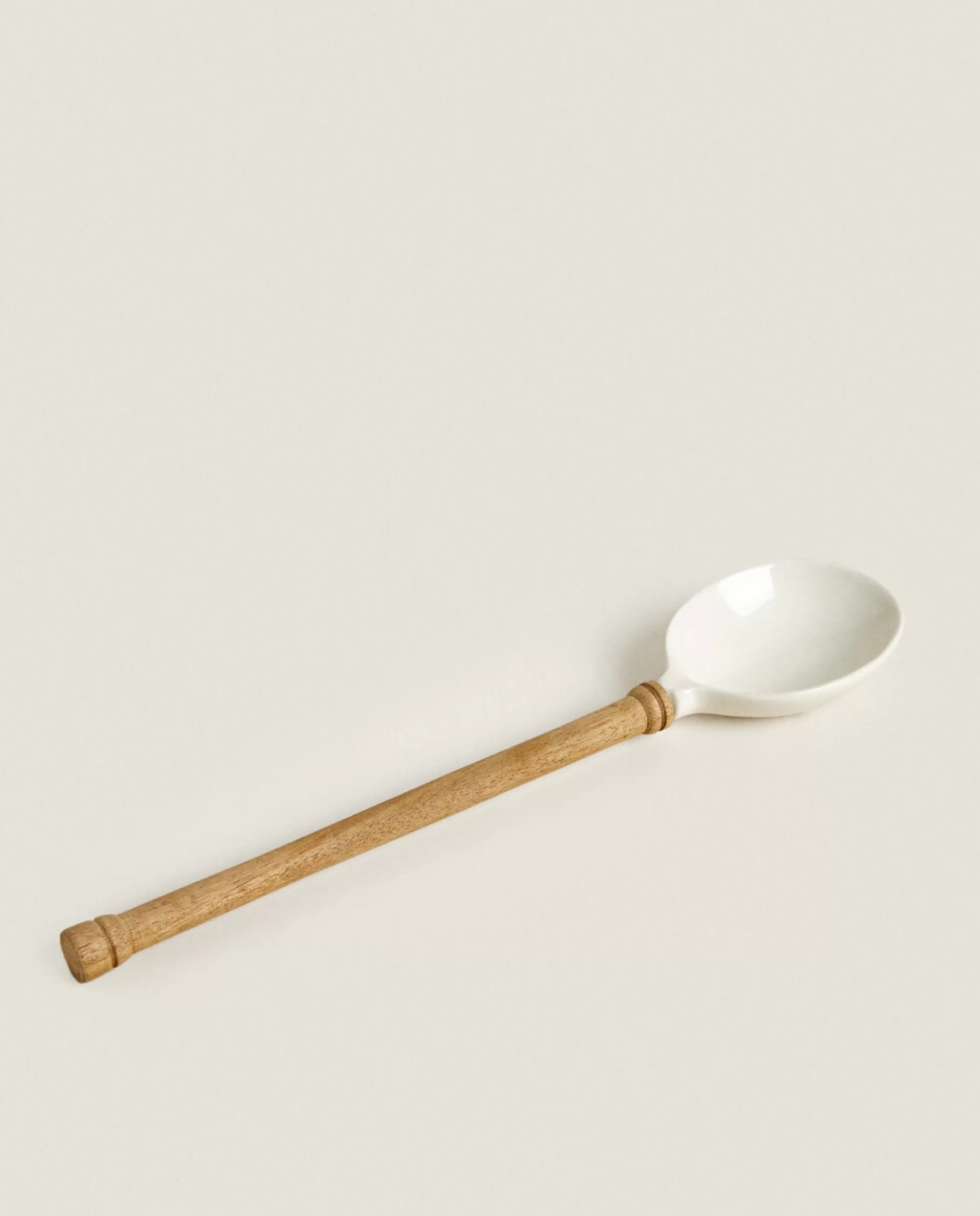 ZARA Home Ceramic Spoon Cream Flash Sale