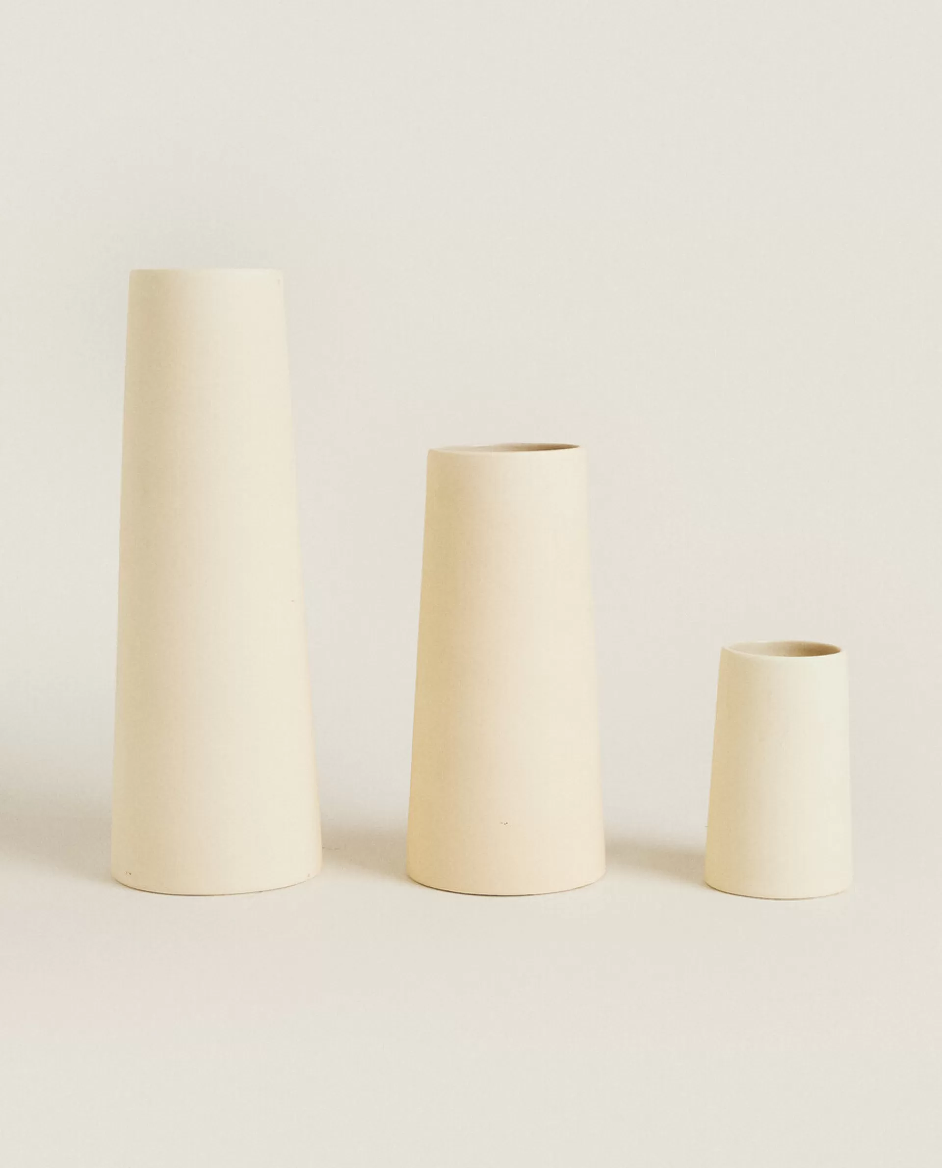 ZARA Home Ceramic Tube Vase White Online