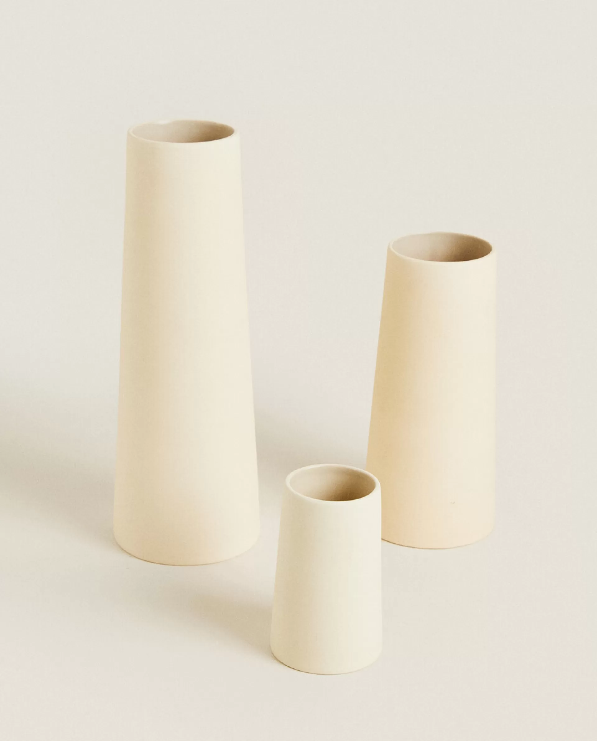 ZARA Home Ceramic Tube Vase White Online