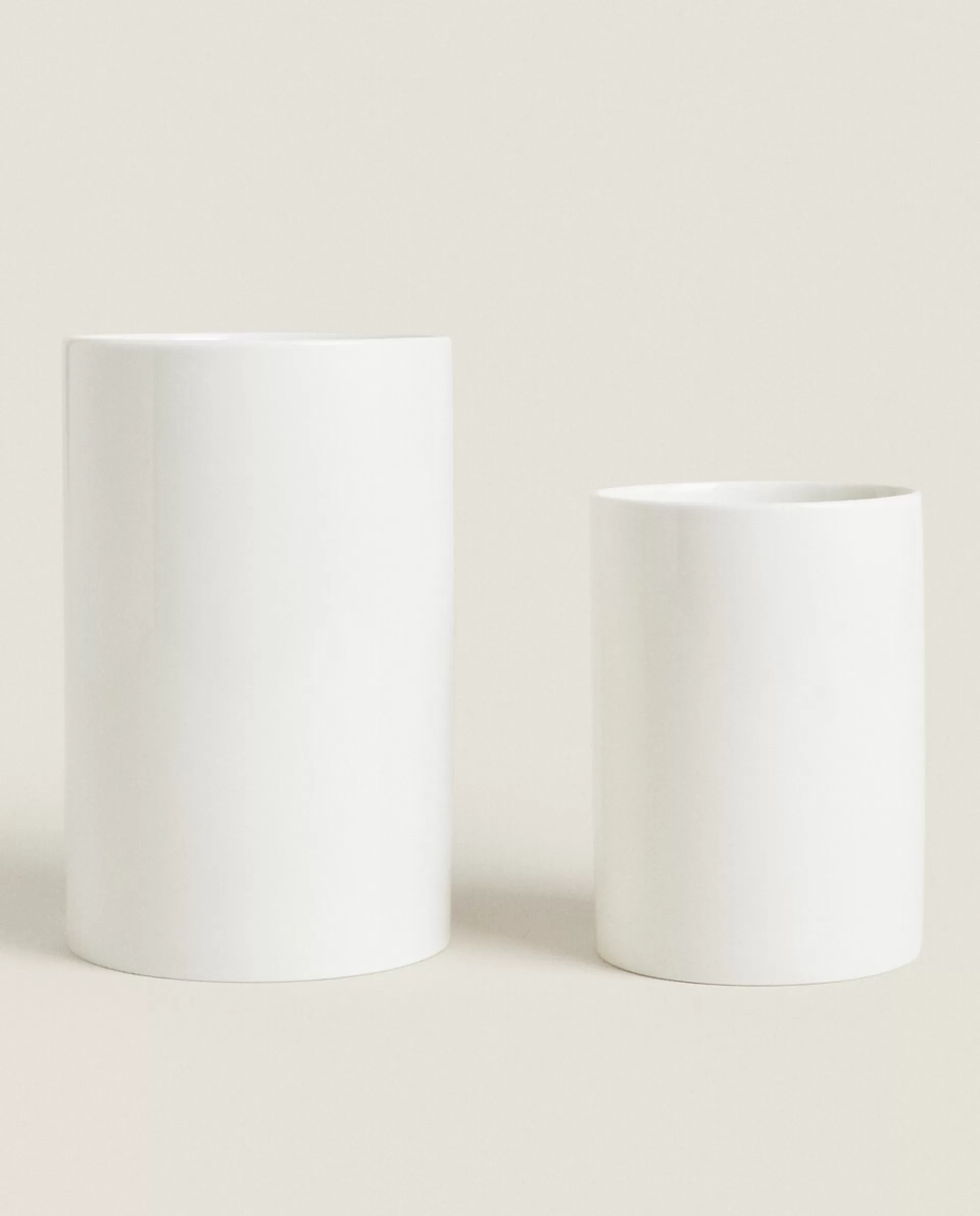 ZARA Home Ceramic Vase White Clearance
