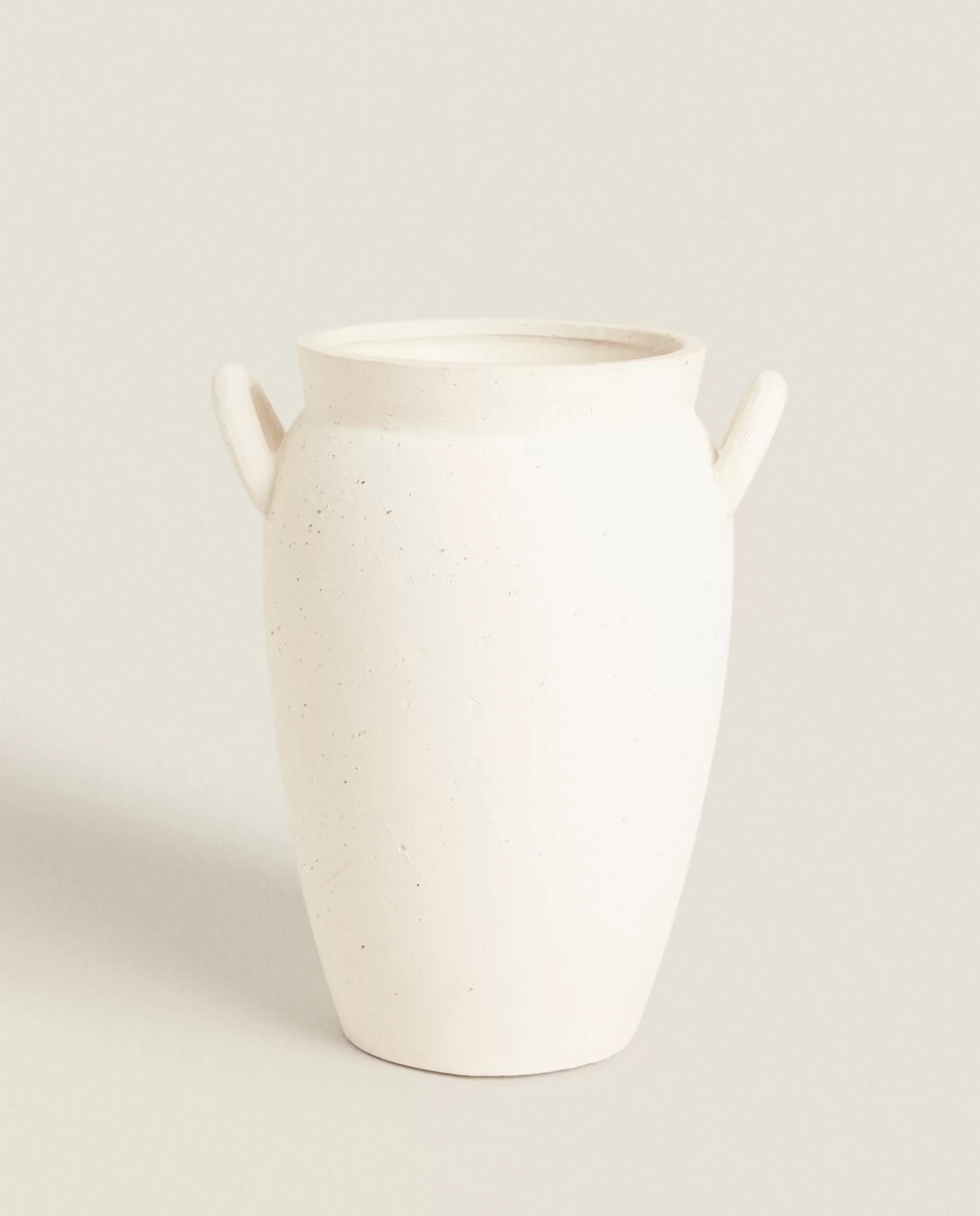 ZARA Home Ceramic Vase With Handles White Store