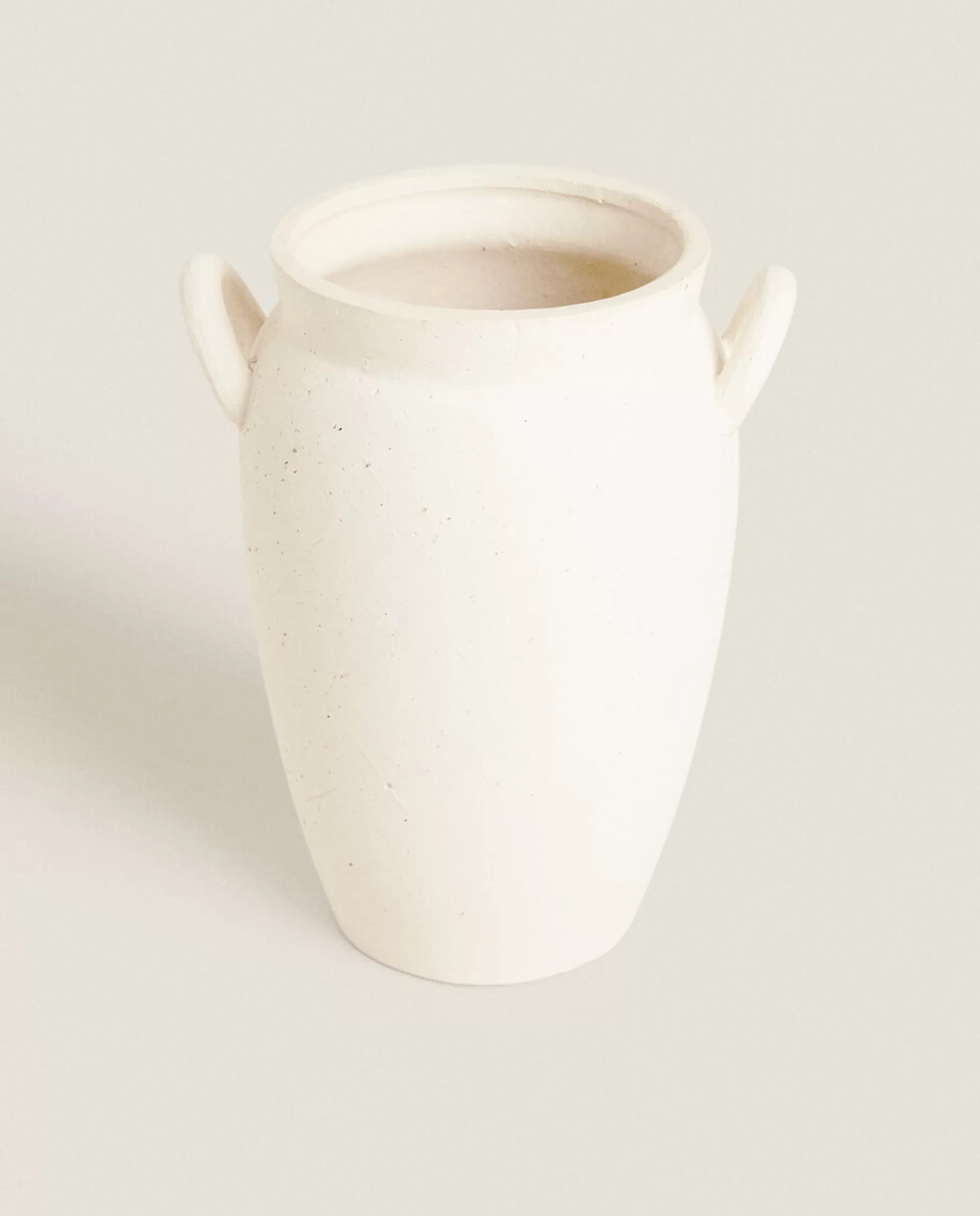 ZARA Home Ceramic Vase With Handles White Store