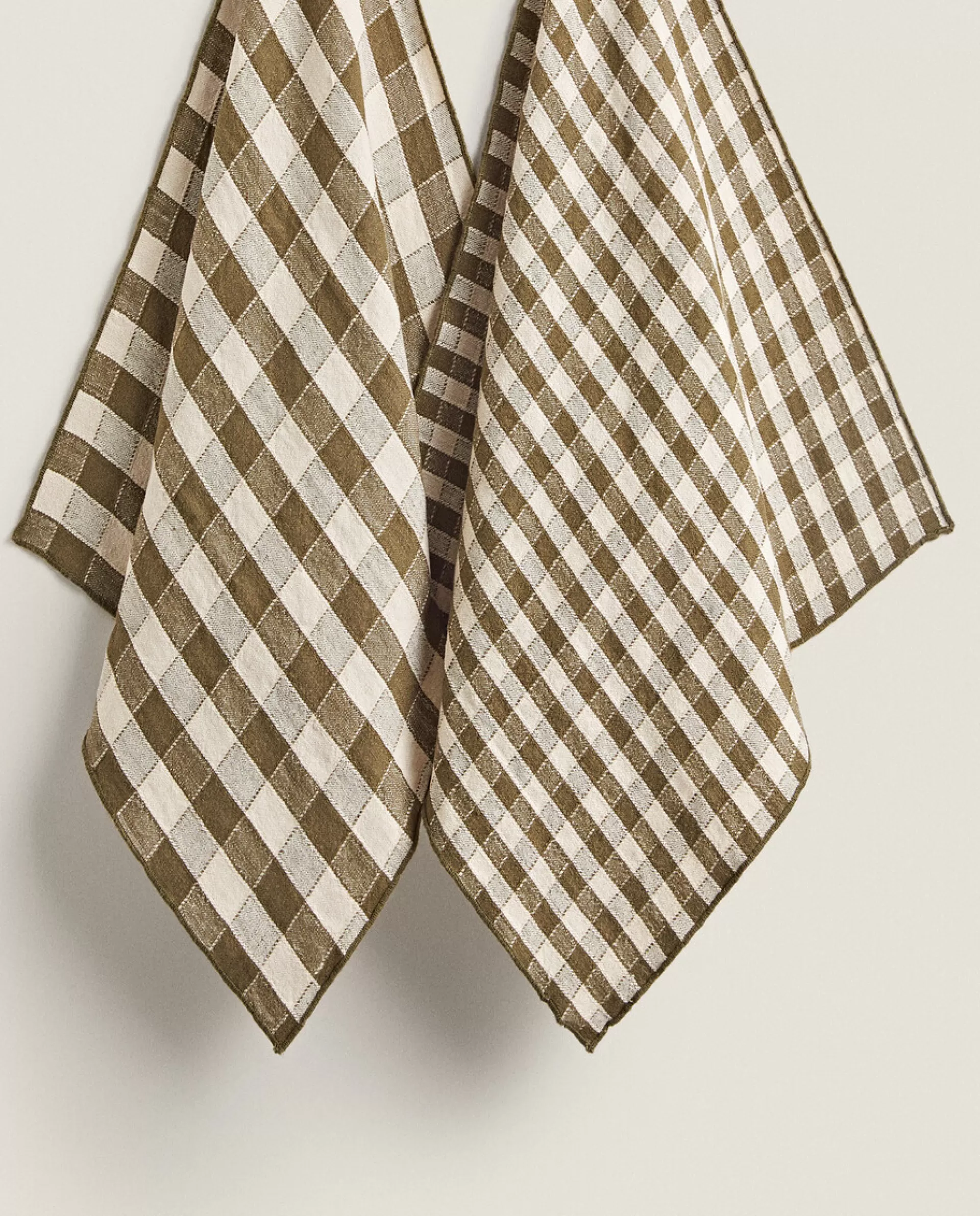 ZARA Home Check Kitchen Towel (Pack Of 2) 4-961 Store
