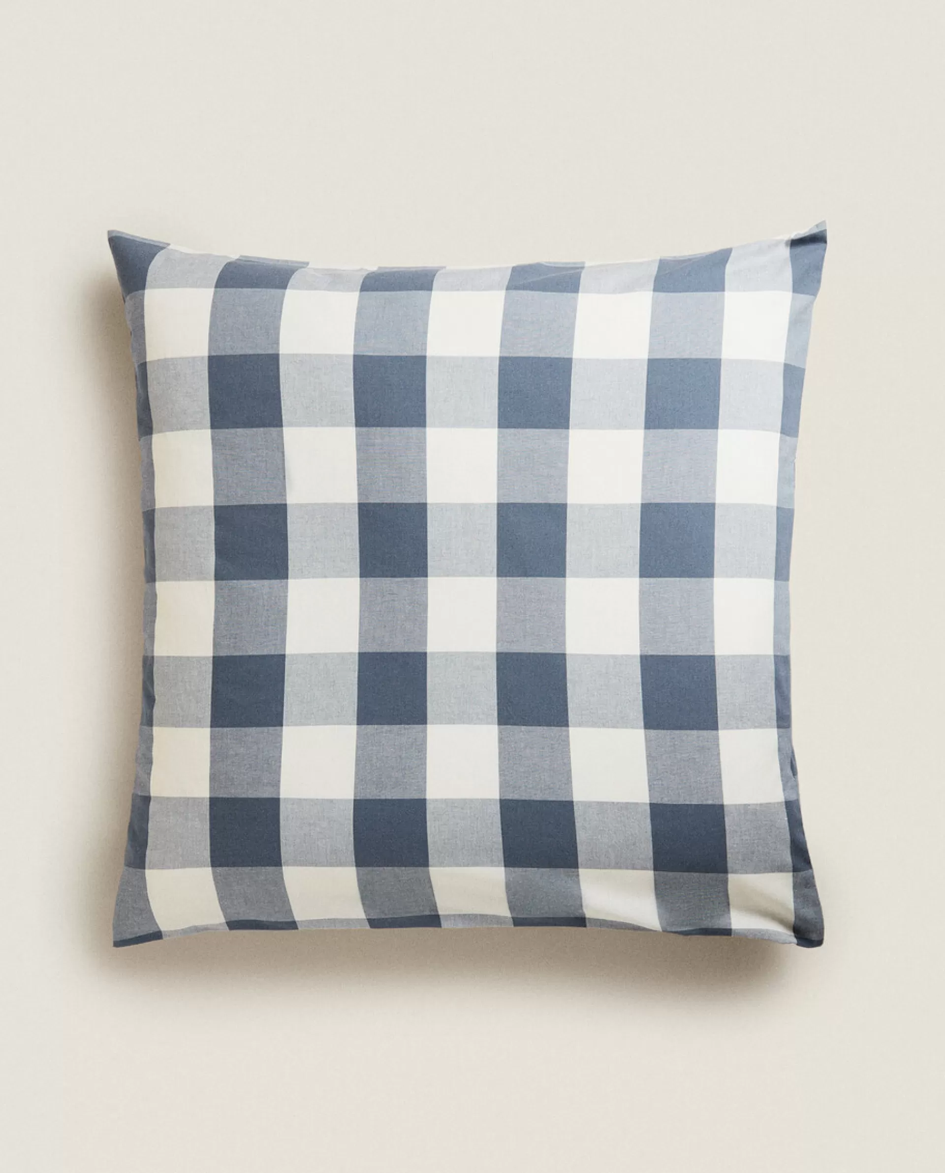 ZARA Home Check Pillowcase Blue Best