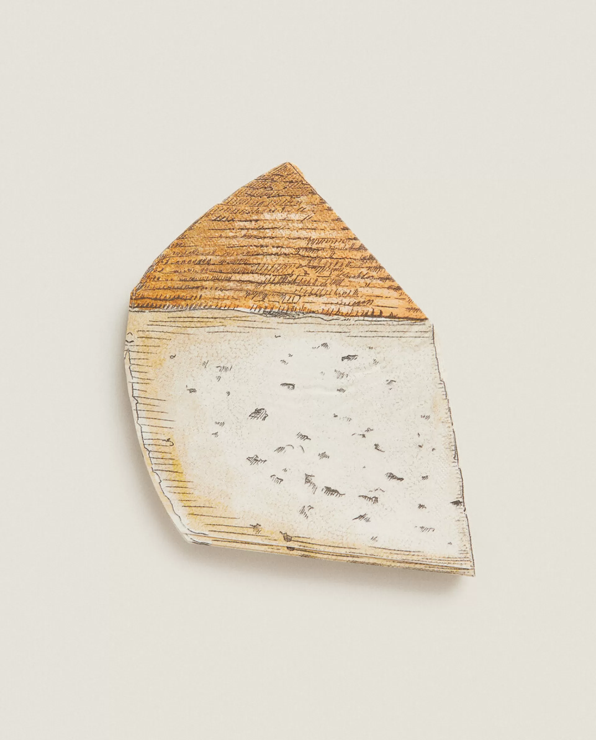 ZARA Home Cheese-Shaped Paper Napkins (Pack Of 20) 4-087 Sale