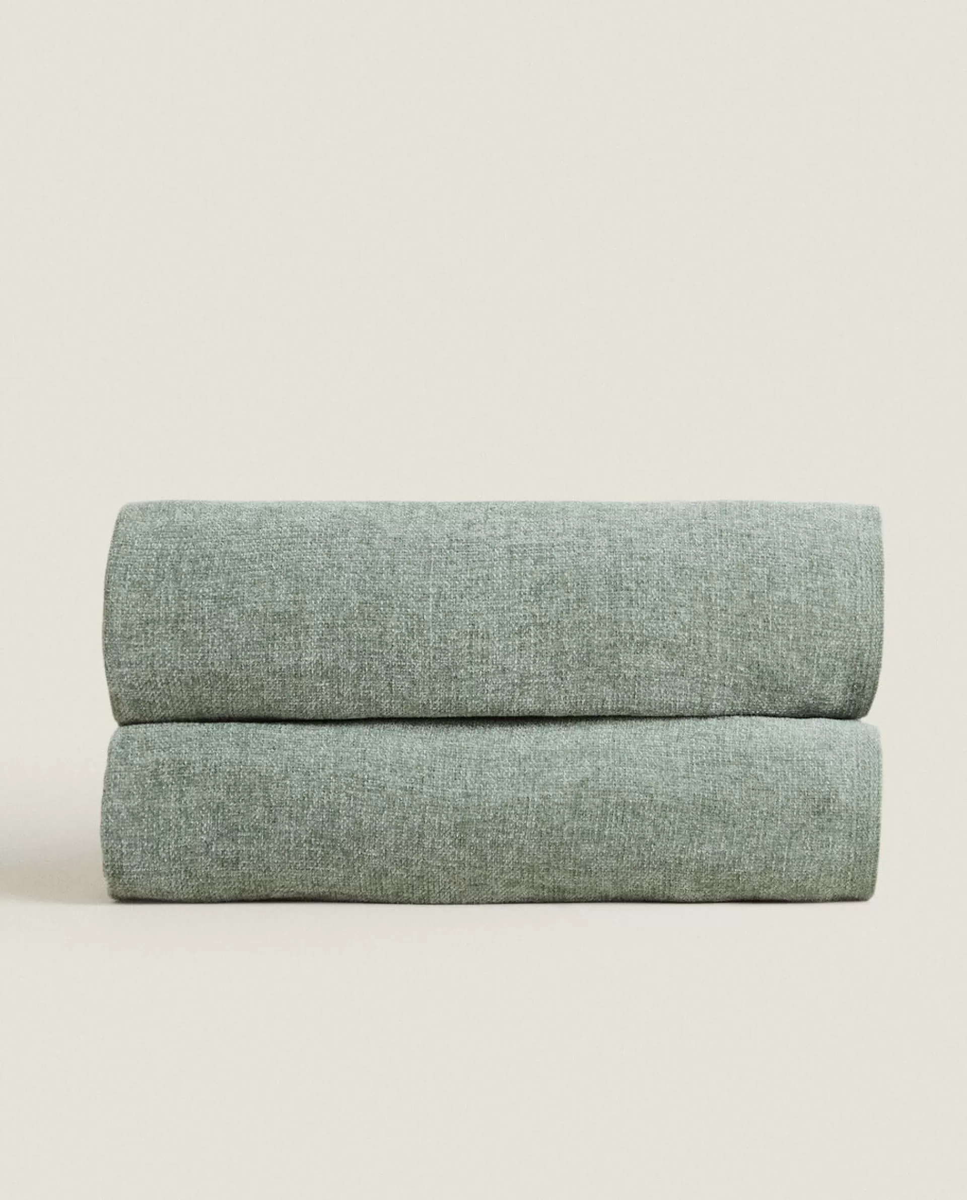 ZARA Home Chenille Blanket Green Fashion