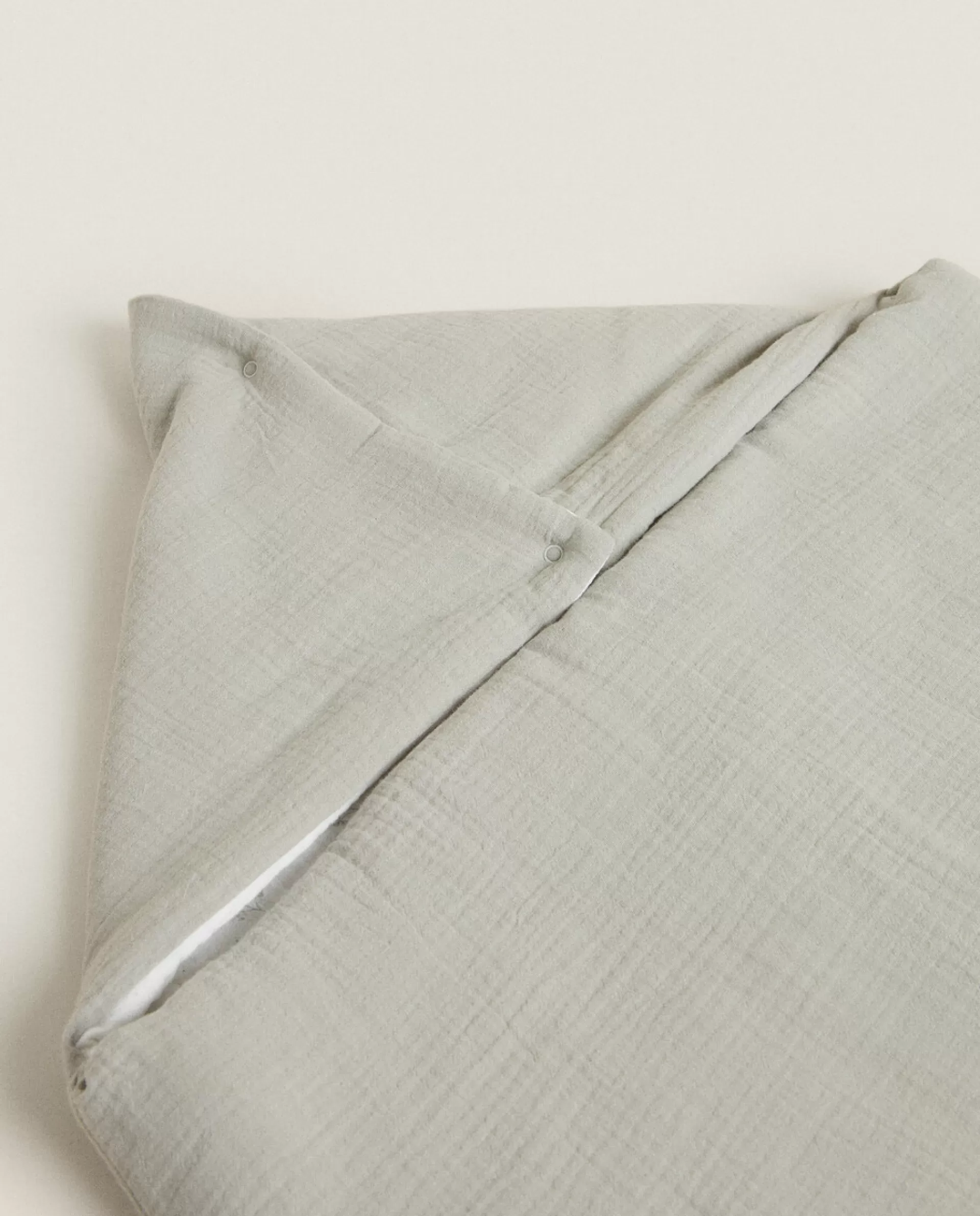 ZARA Home Chiffon Clover Carrycot Baby Wrap Grey Best Sale