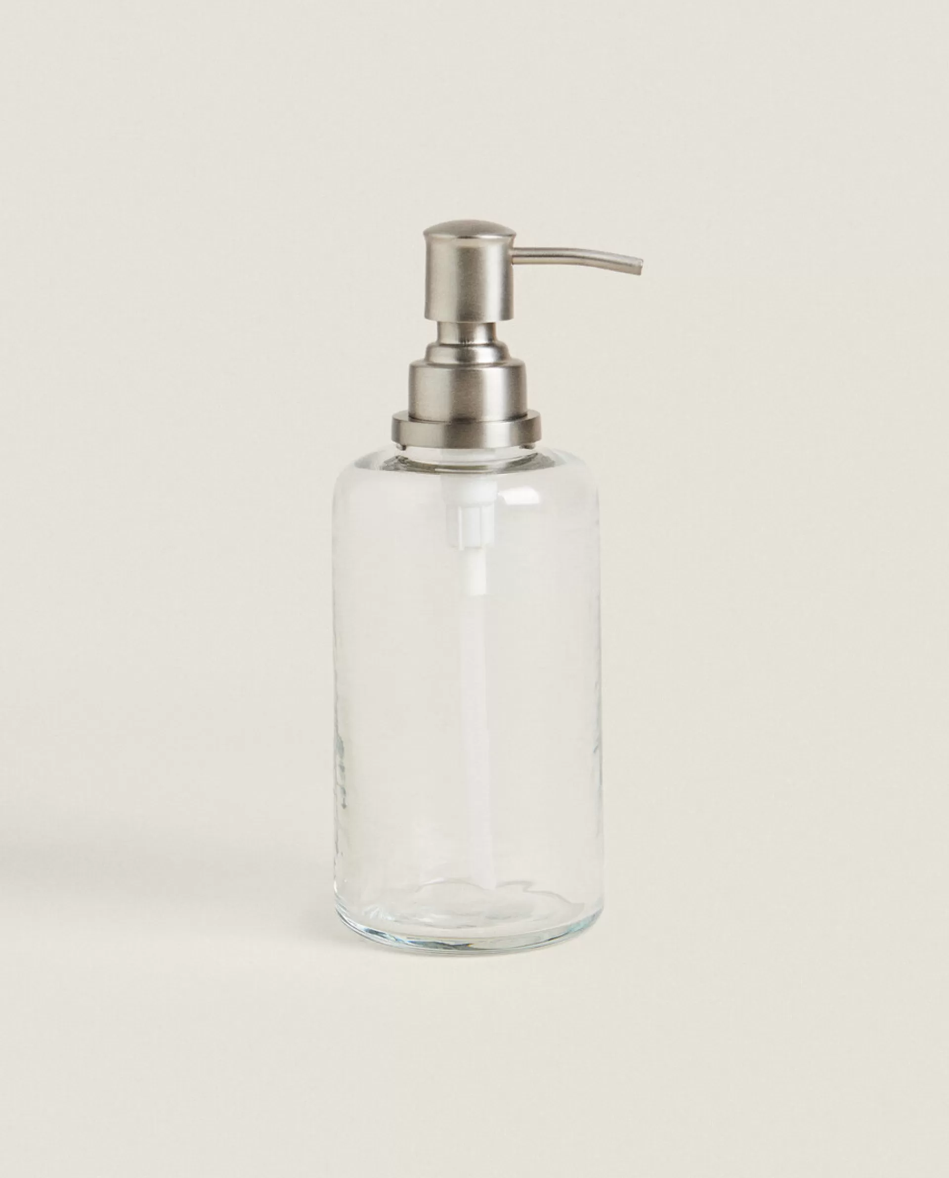 ZARA Home Clear Glass Soap Dispenser Transparent Best Sale