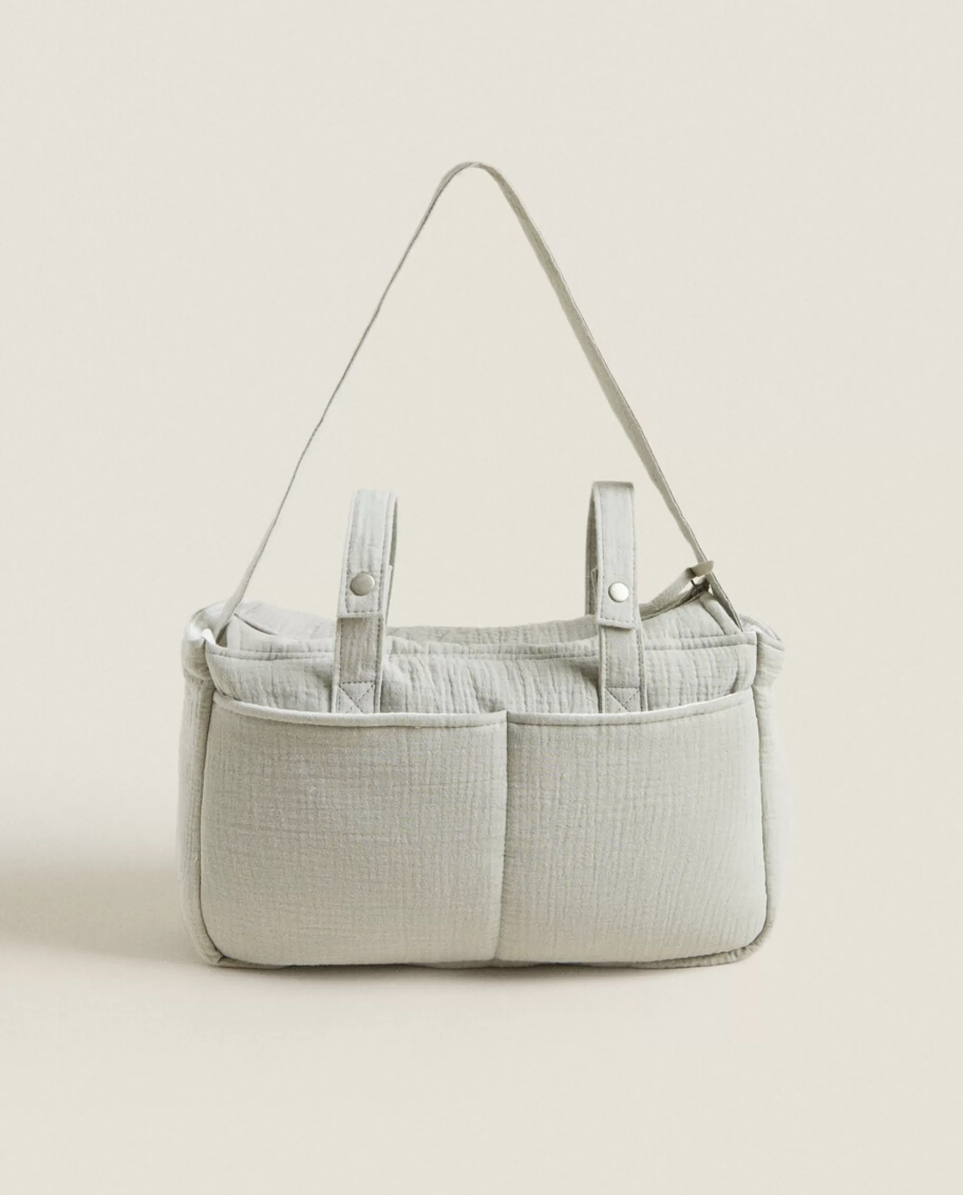 ZARA Home Clover Diaper Bag Grey Flash Sale