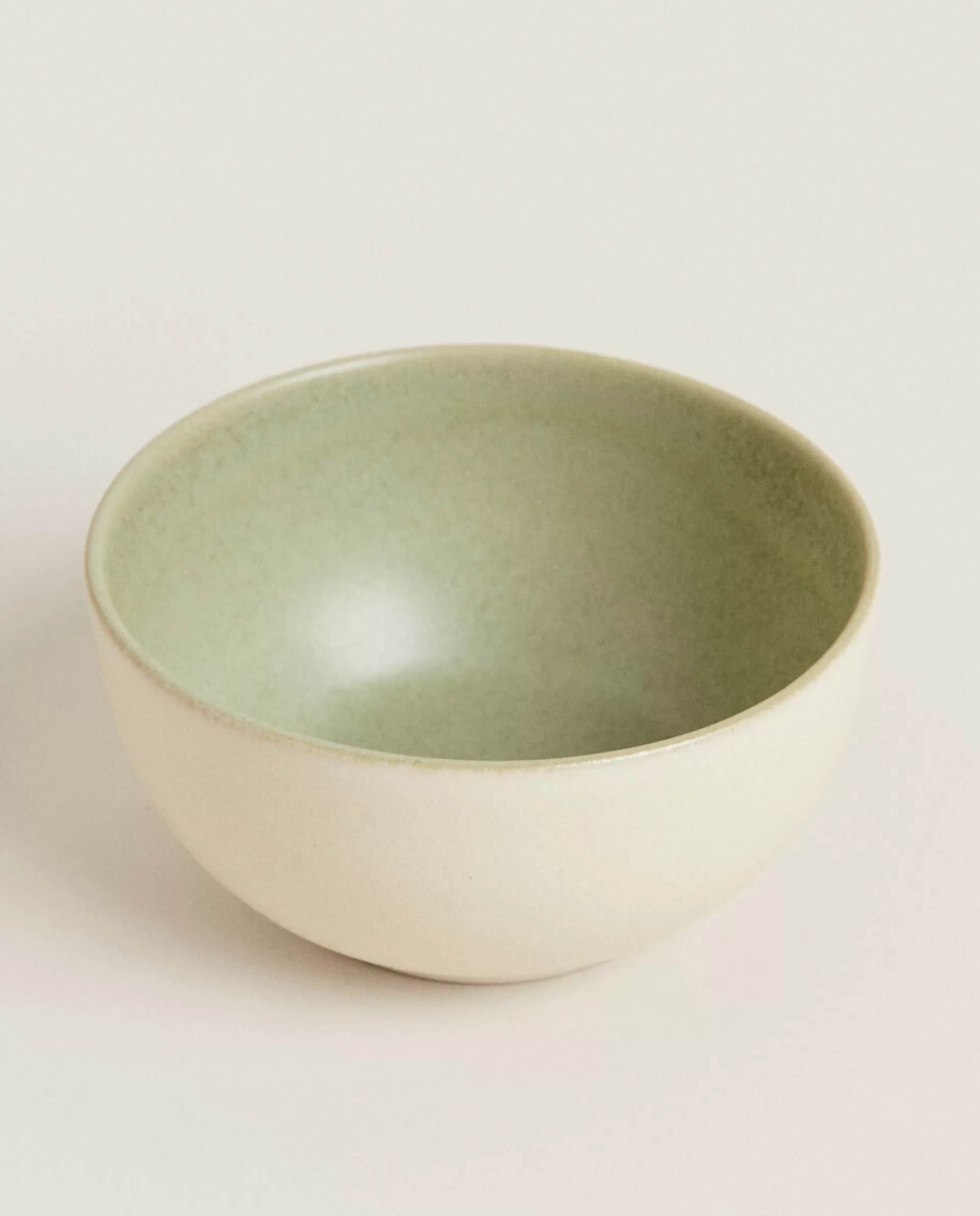 ZARA Home Colored Mini Stoneware Bowl Green Store