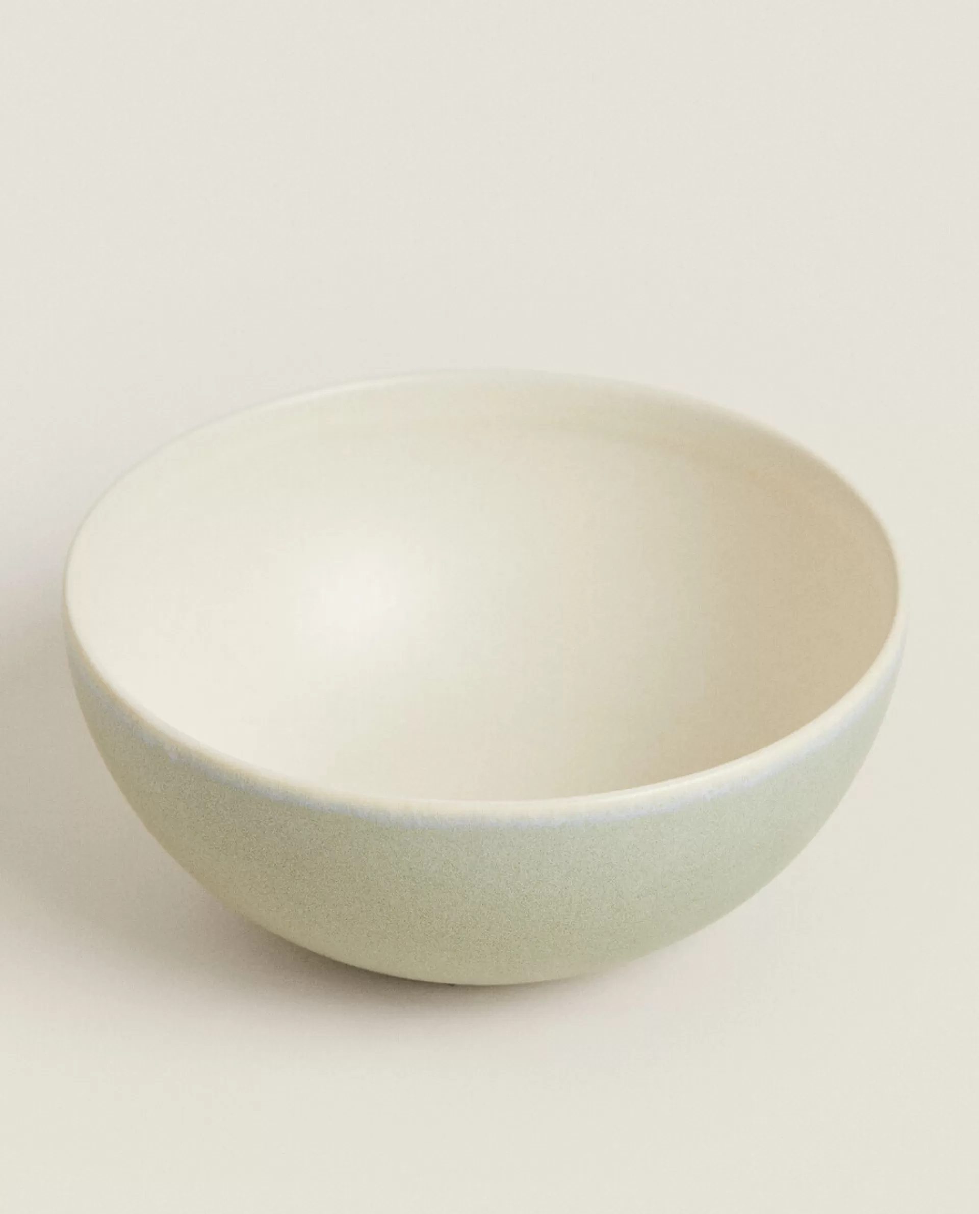 ZARA Home Colored Stoneware Bowl Green Cheap