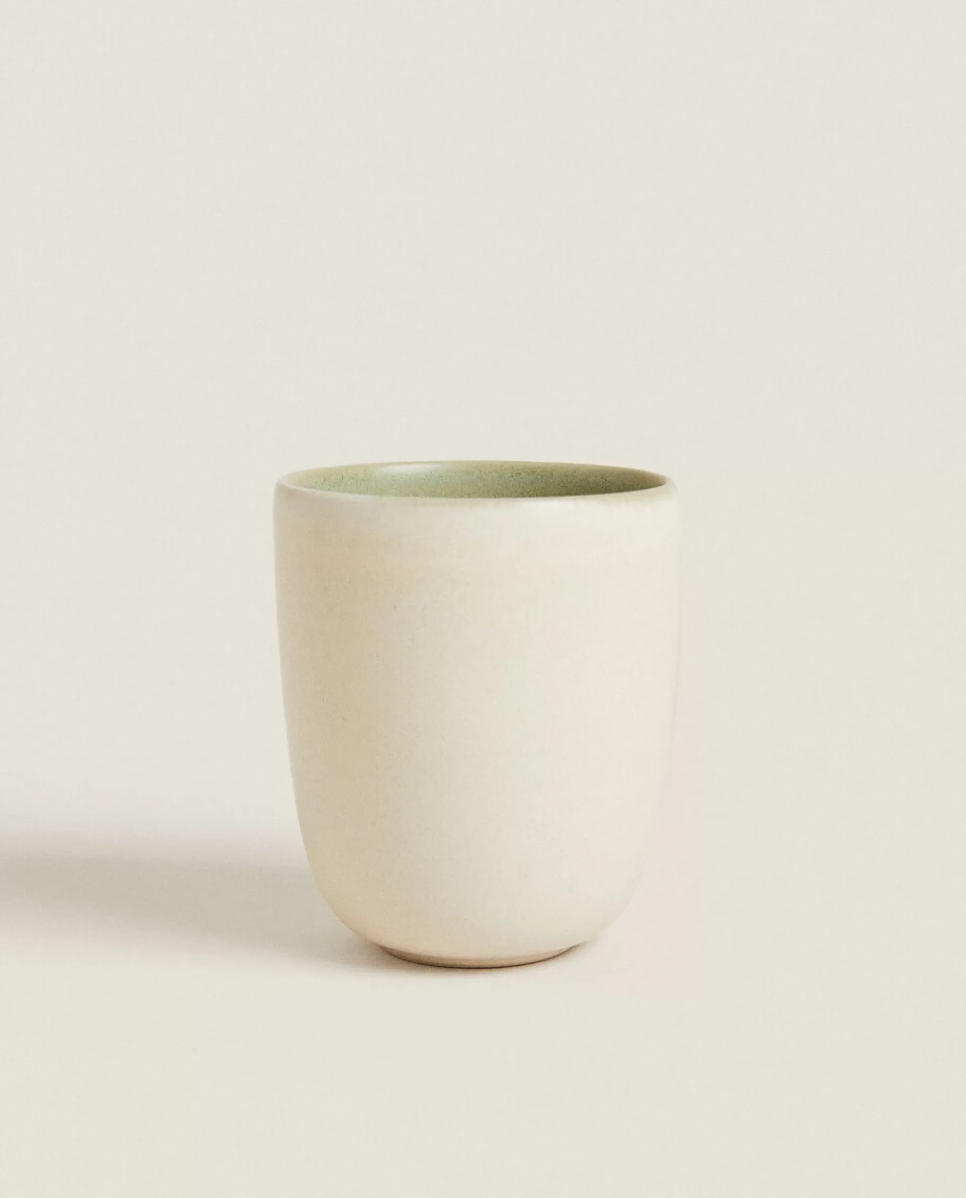 ZARA Home Colored Stoneware Tumbler Green Best Sale