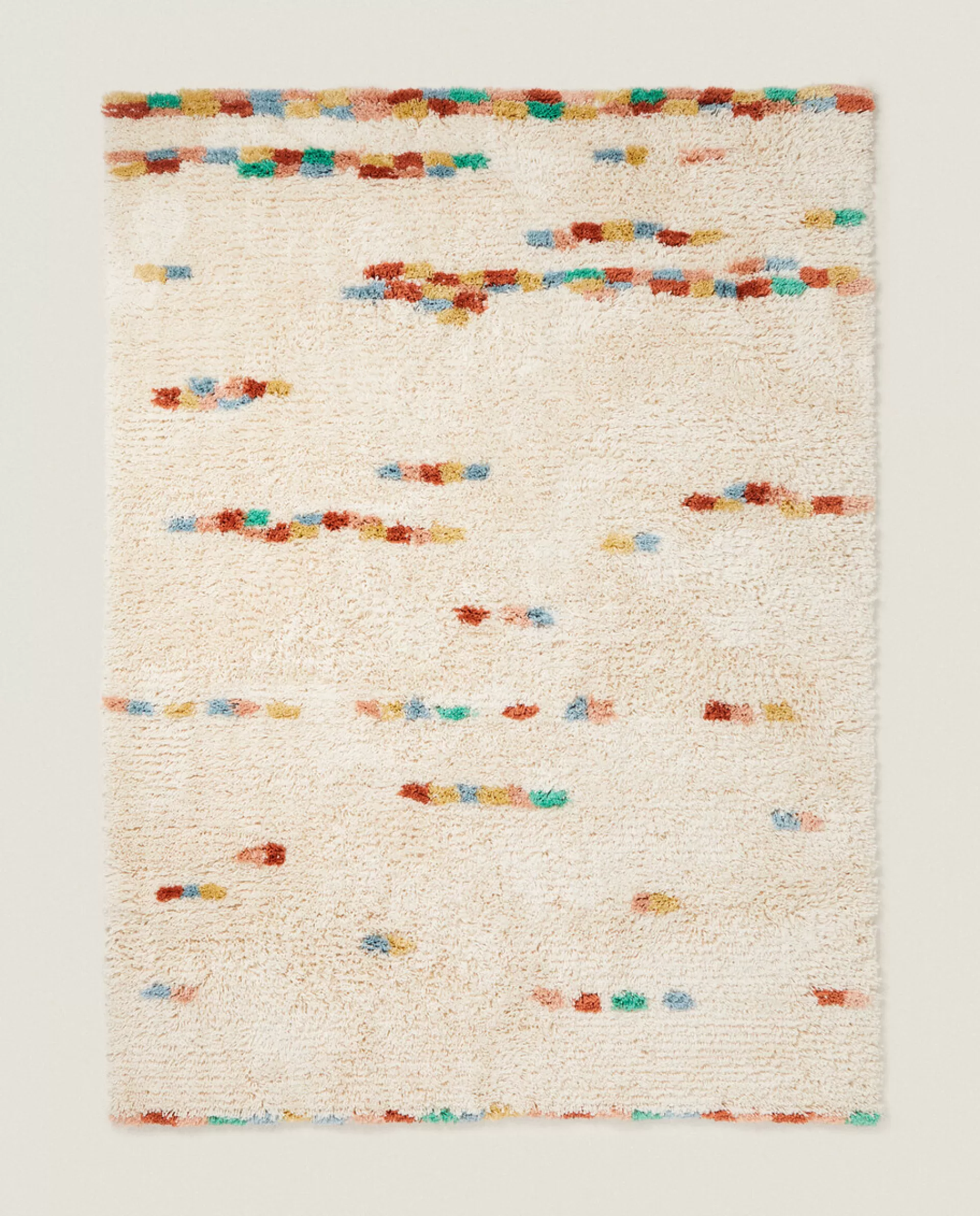 ZARA Home Colored Woven Rug Oyster White Shop