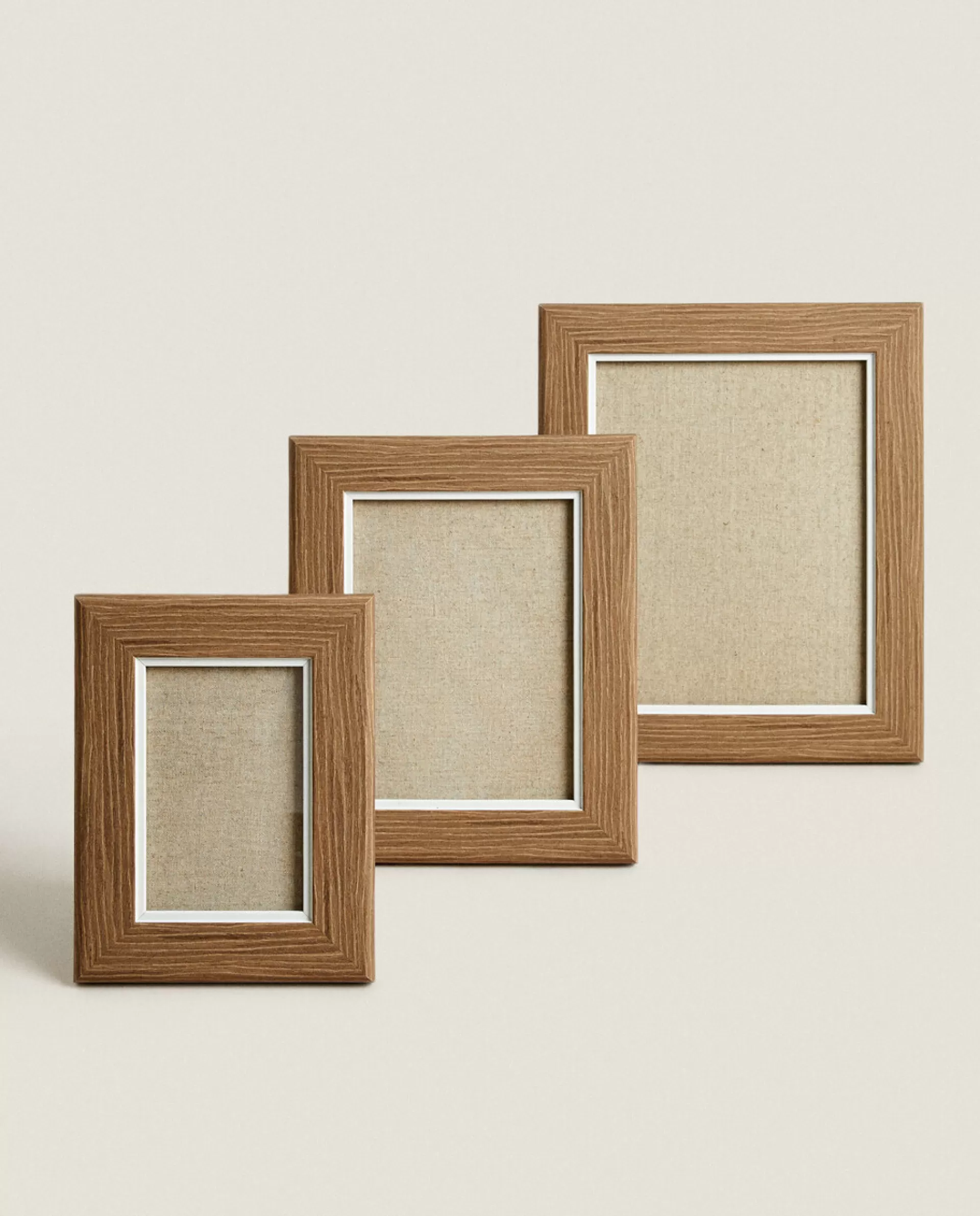 ZARA Home Contrast Wooden Frame Brown Cheap