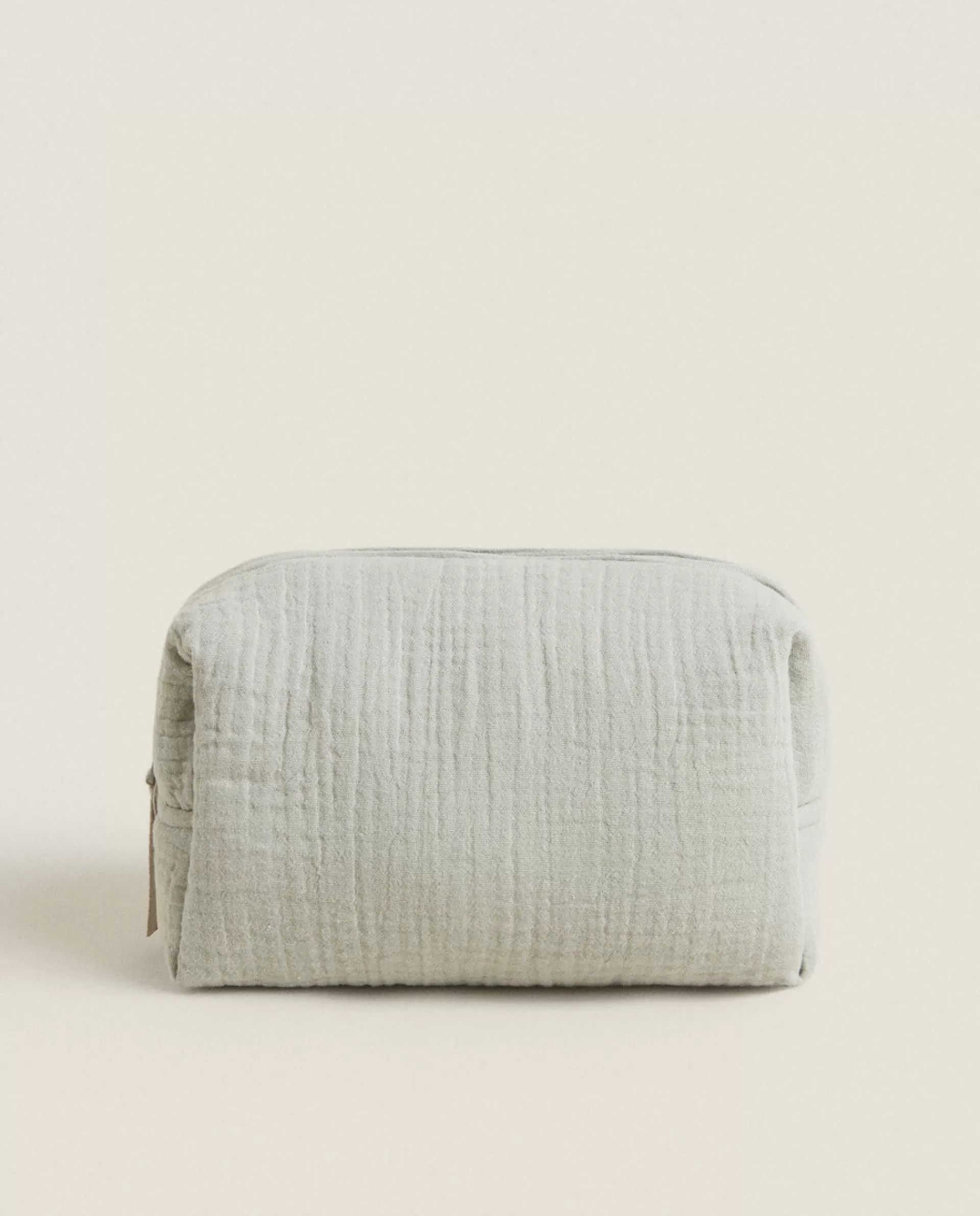 ZARA Home Cotton Chiffon Clover Cosmetic Bag Grey Online