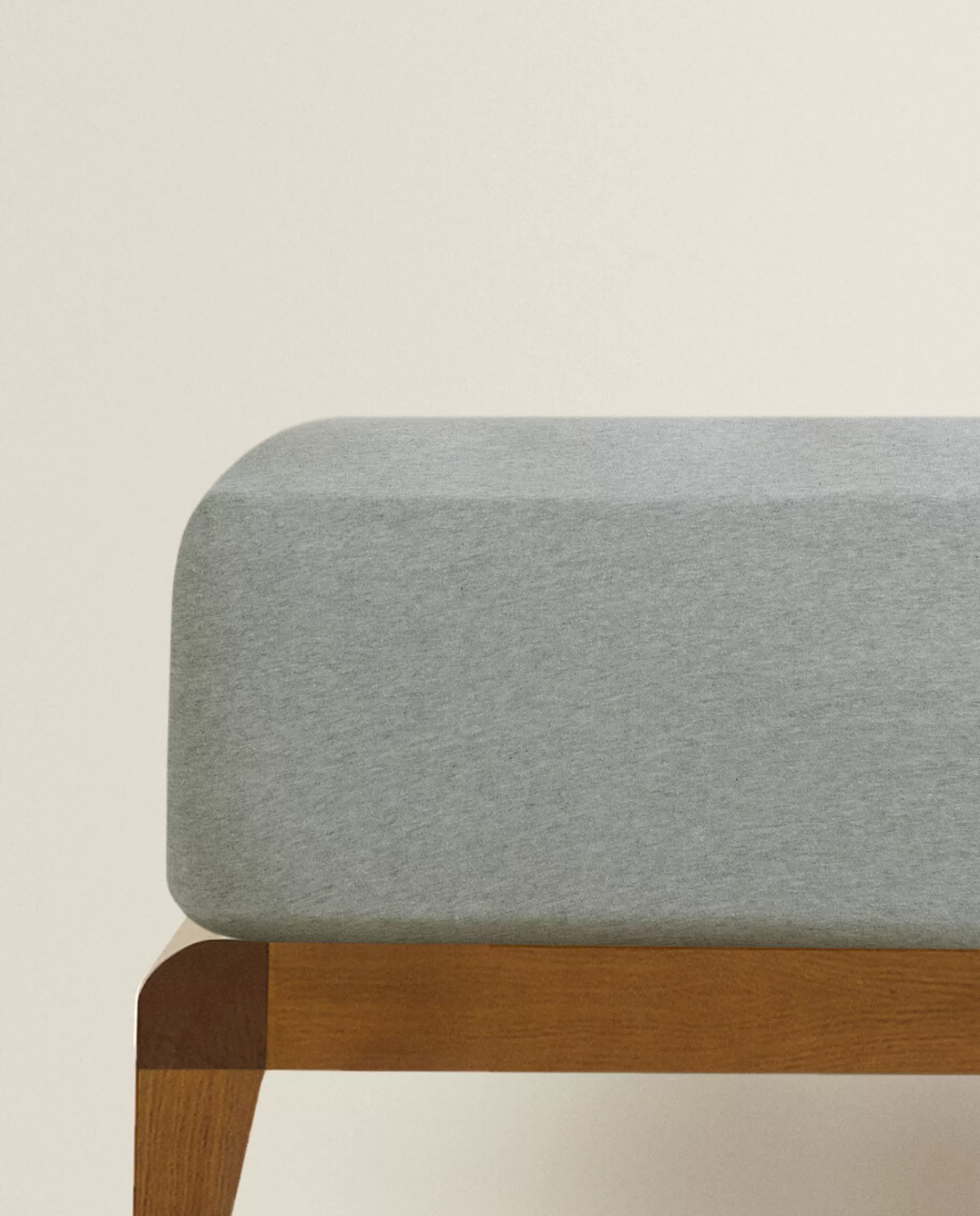 ZARA Home Cotton Jersey Adjustable Fitted Sheet Green Clearance