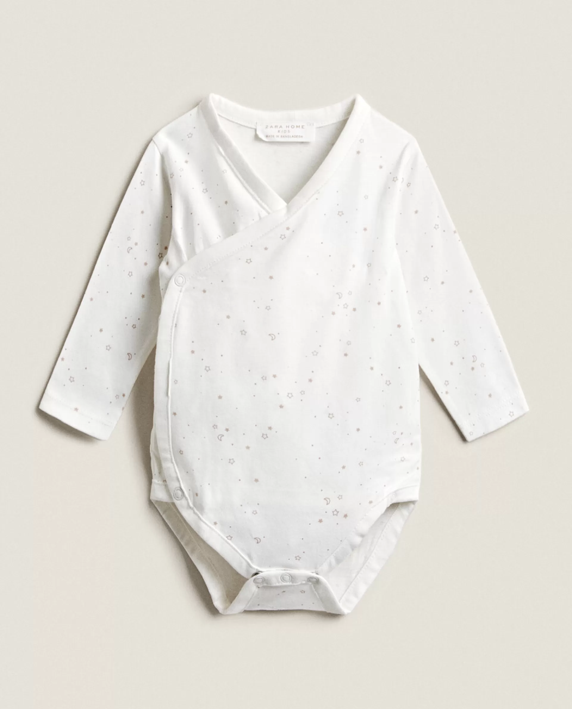 ZARA Home Cotton Jersey Bodysuits (Pack Of 3) Multicolored Best