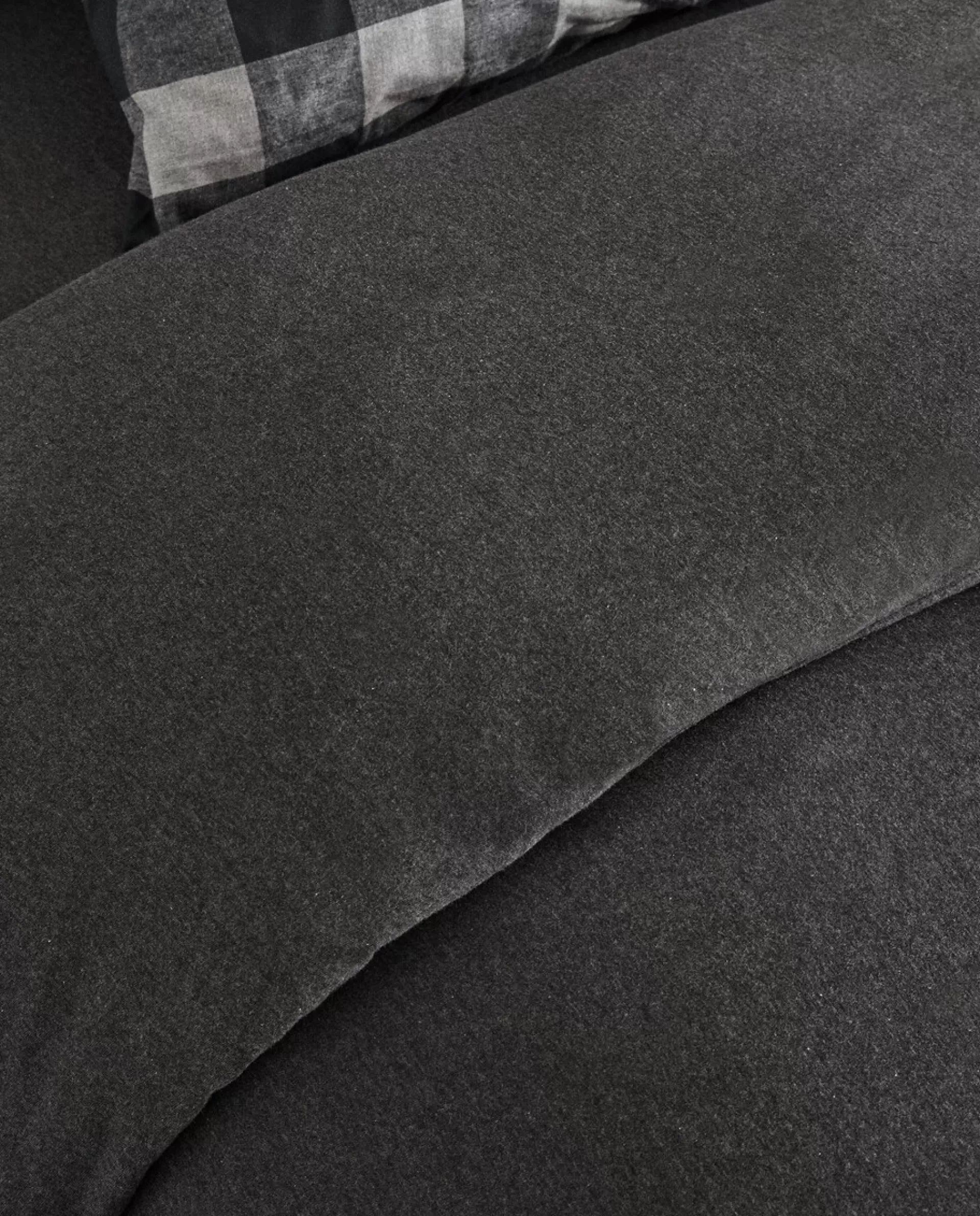 ZARA Home Cotton Jersey Duvet Cover Grey Cheap