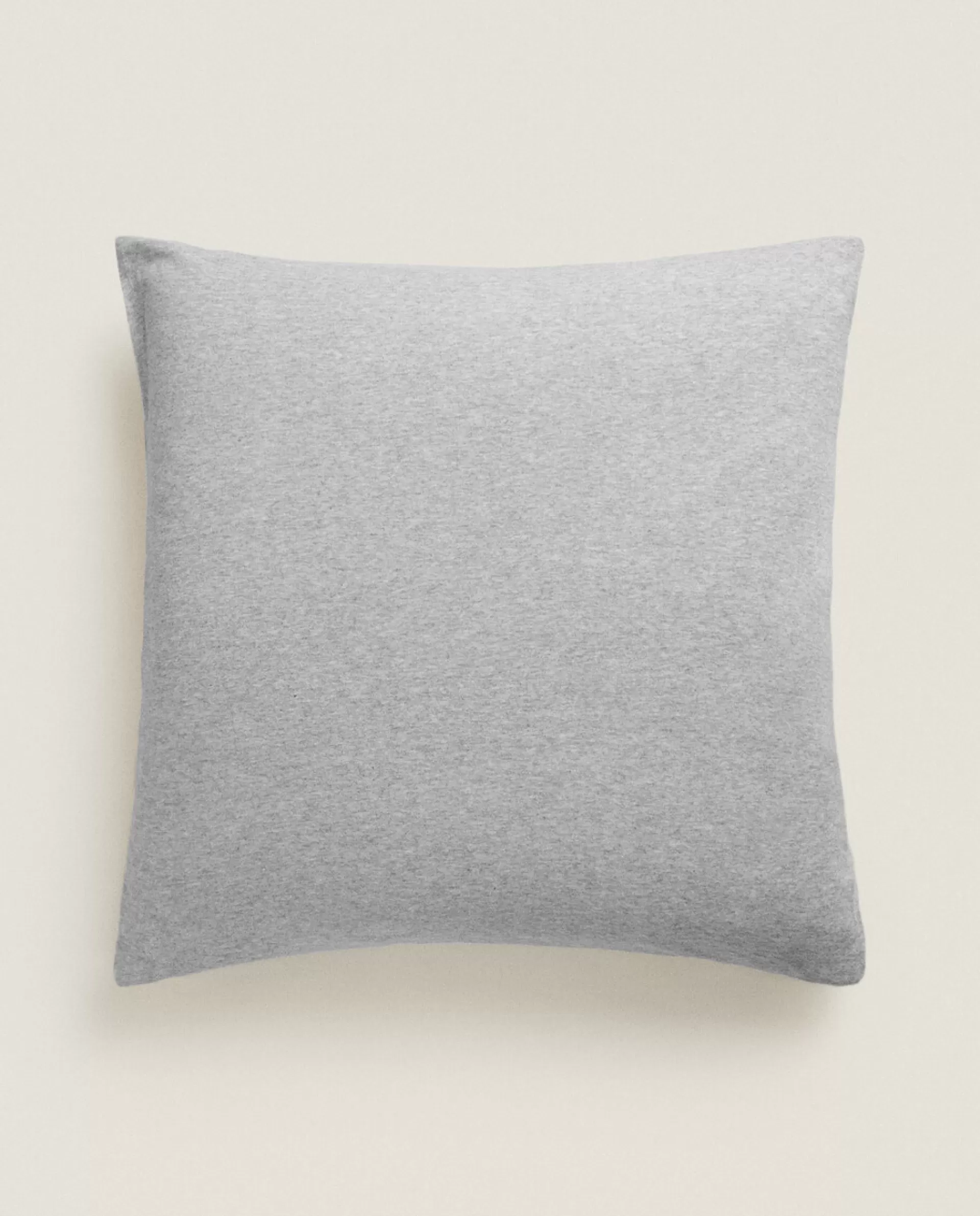 ZARA Home Cotton Jersey Pillowcase Middle Grey Cheap