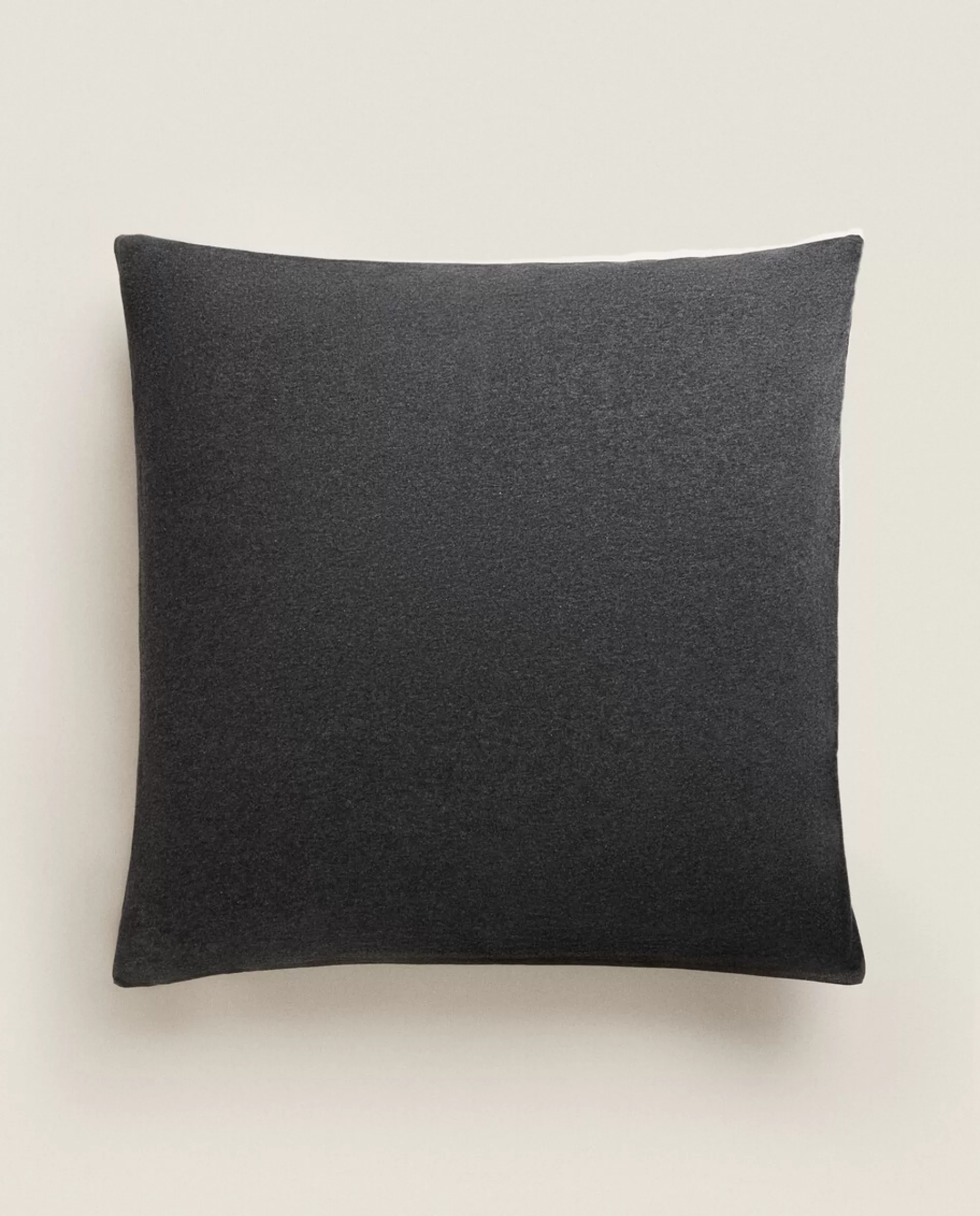 ZARA Home Cotton Jersey Pillowcase Grey Store