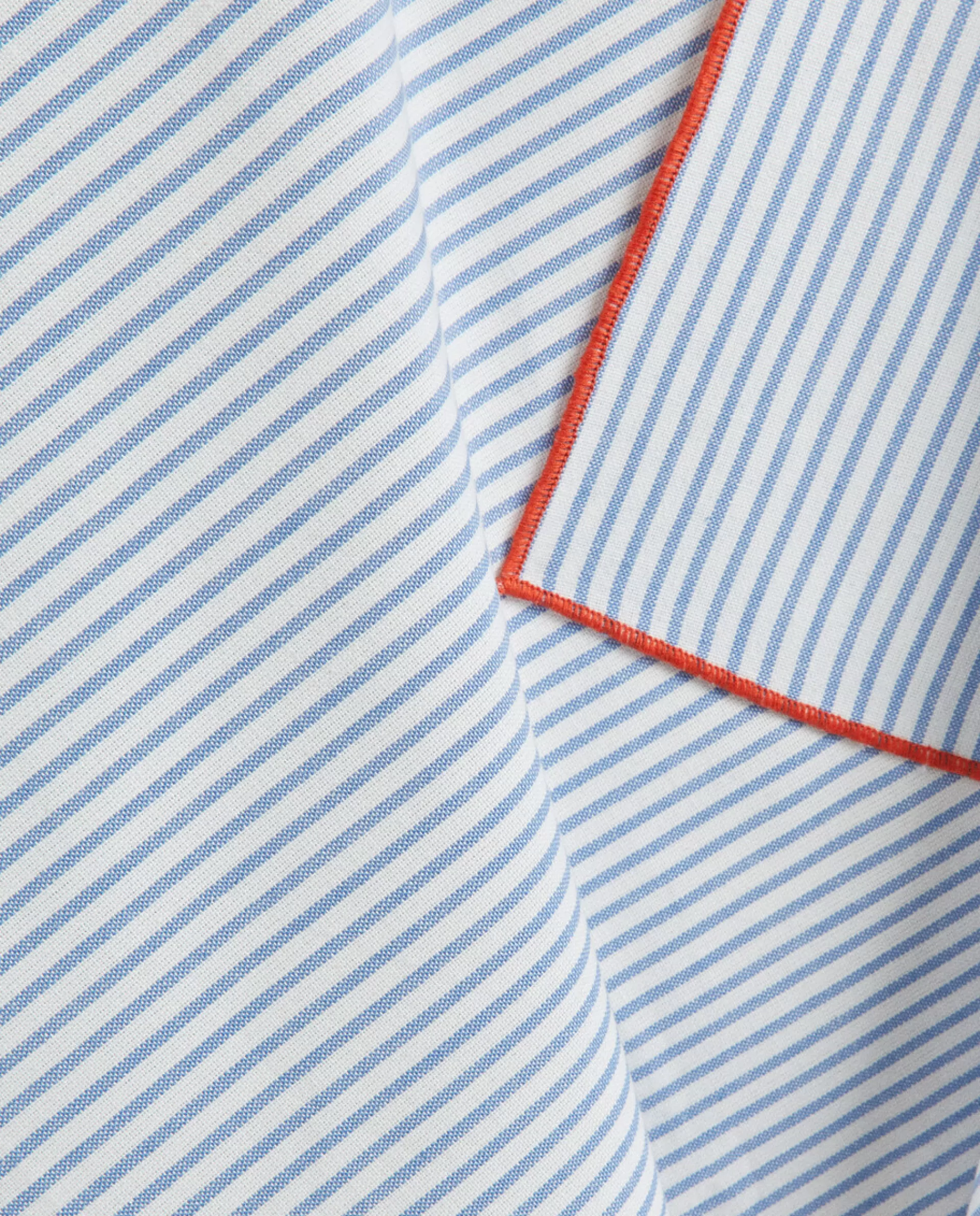 ZARA Home Cotton Kitchen Towel With Stripes (Pack Of 2) Blue Outlet