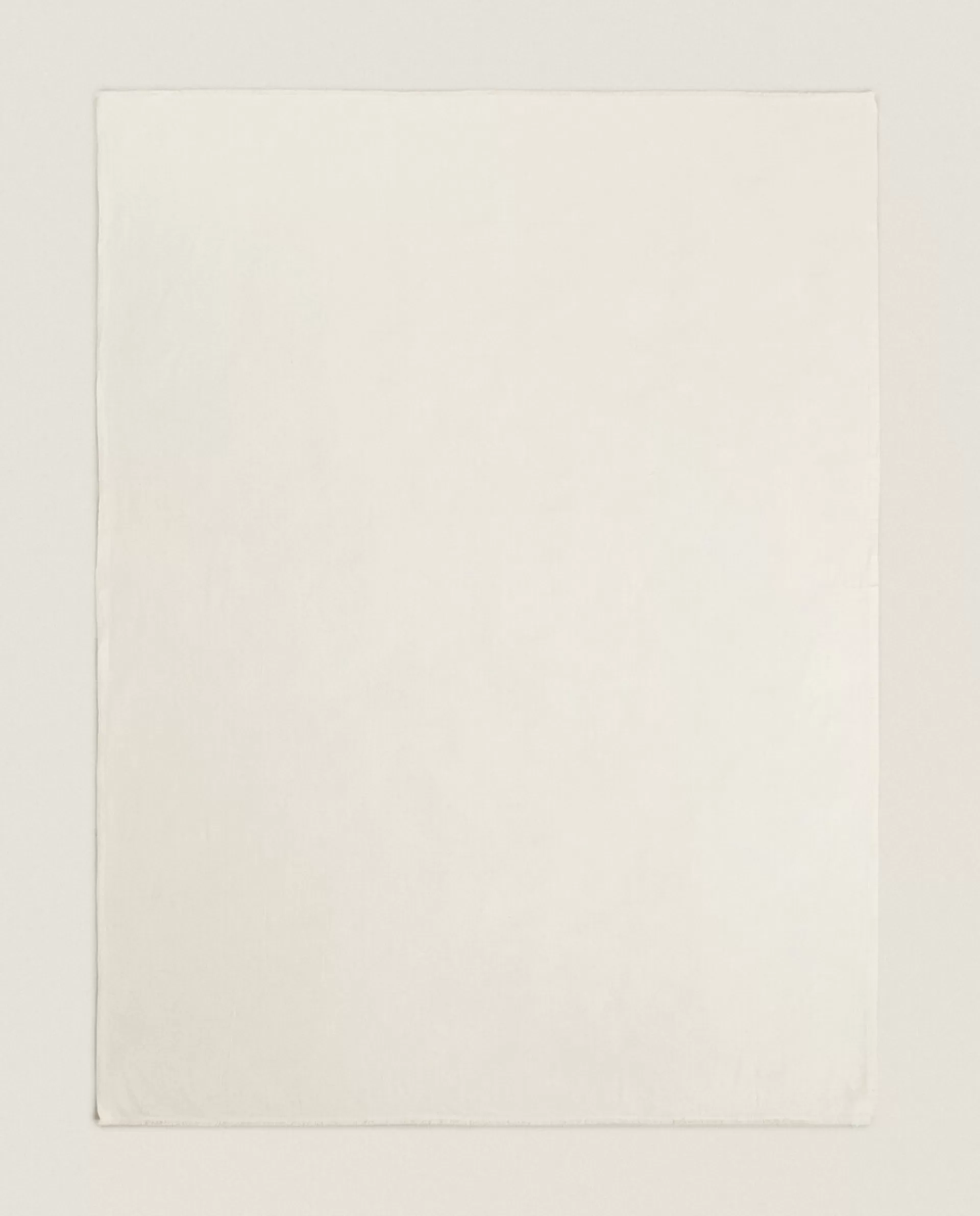 ZARA Home Cotton Multi-Purpose Blanket Oyster White Cheap
