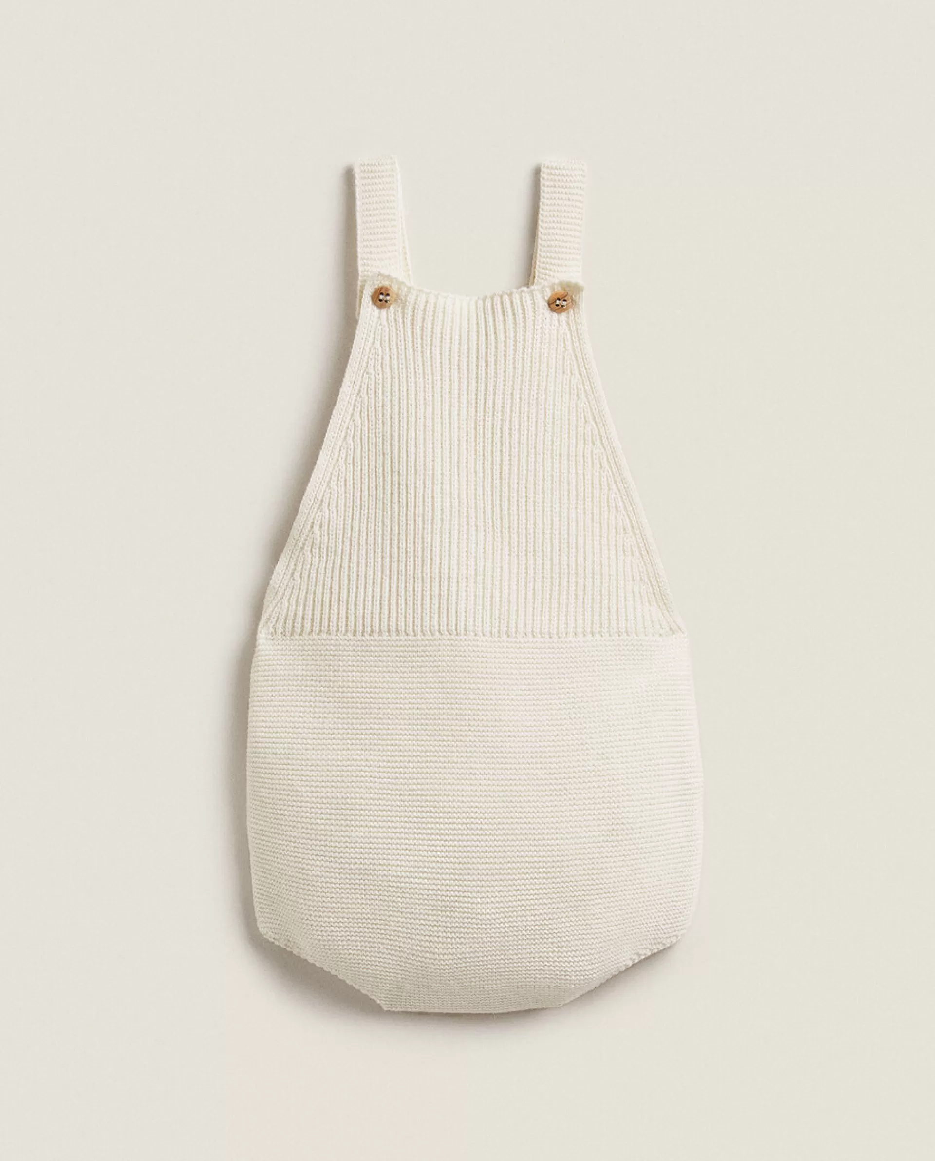 ZARA Home Cotton Overalls With Silk Oyster White Outlet