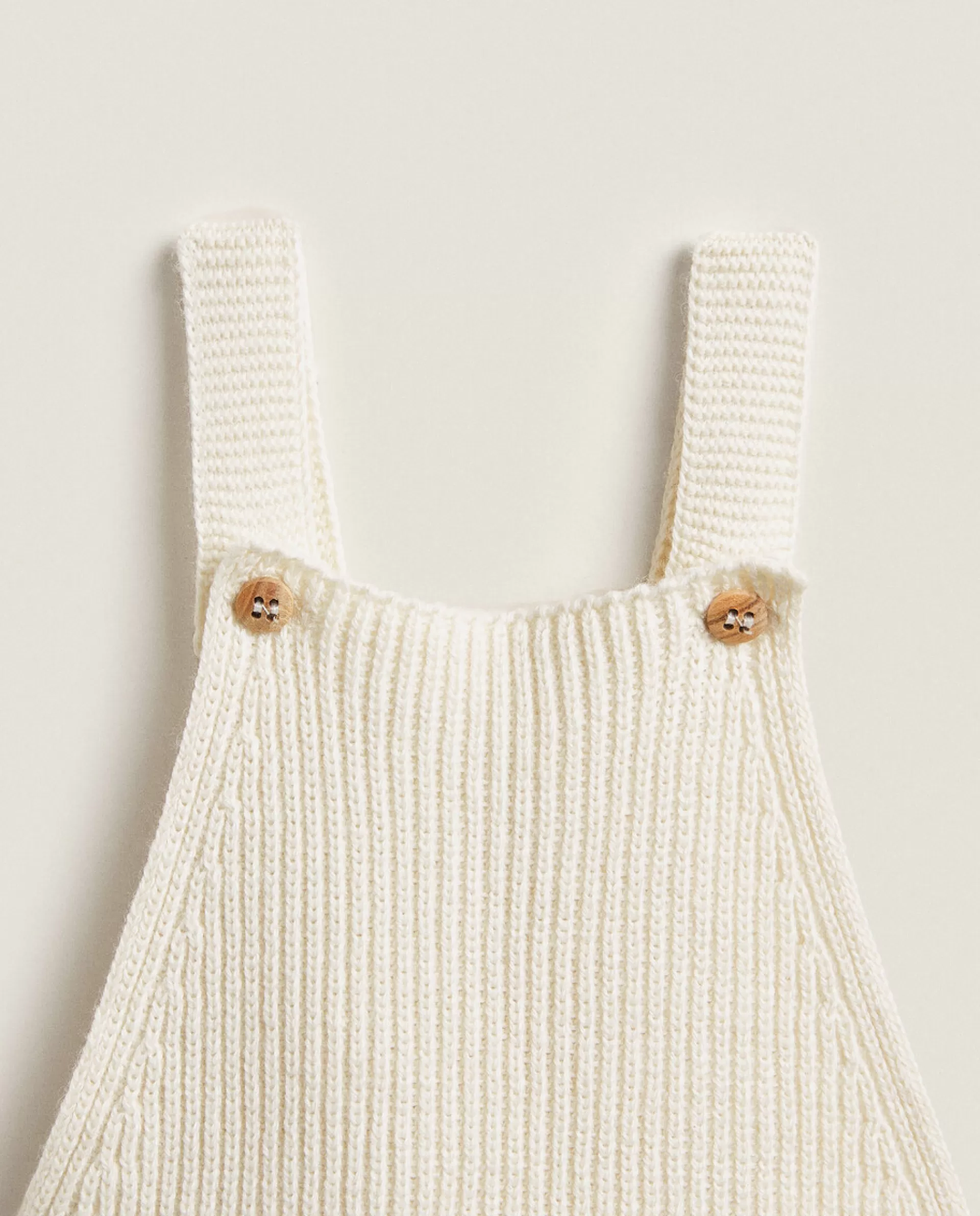 ZARA Home Cotton Overalls With Silk Oyster White Outlet