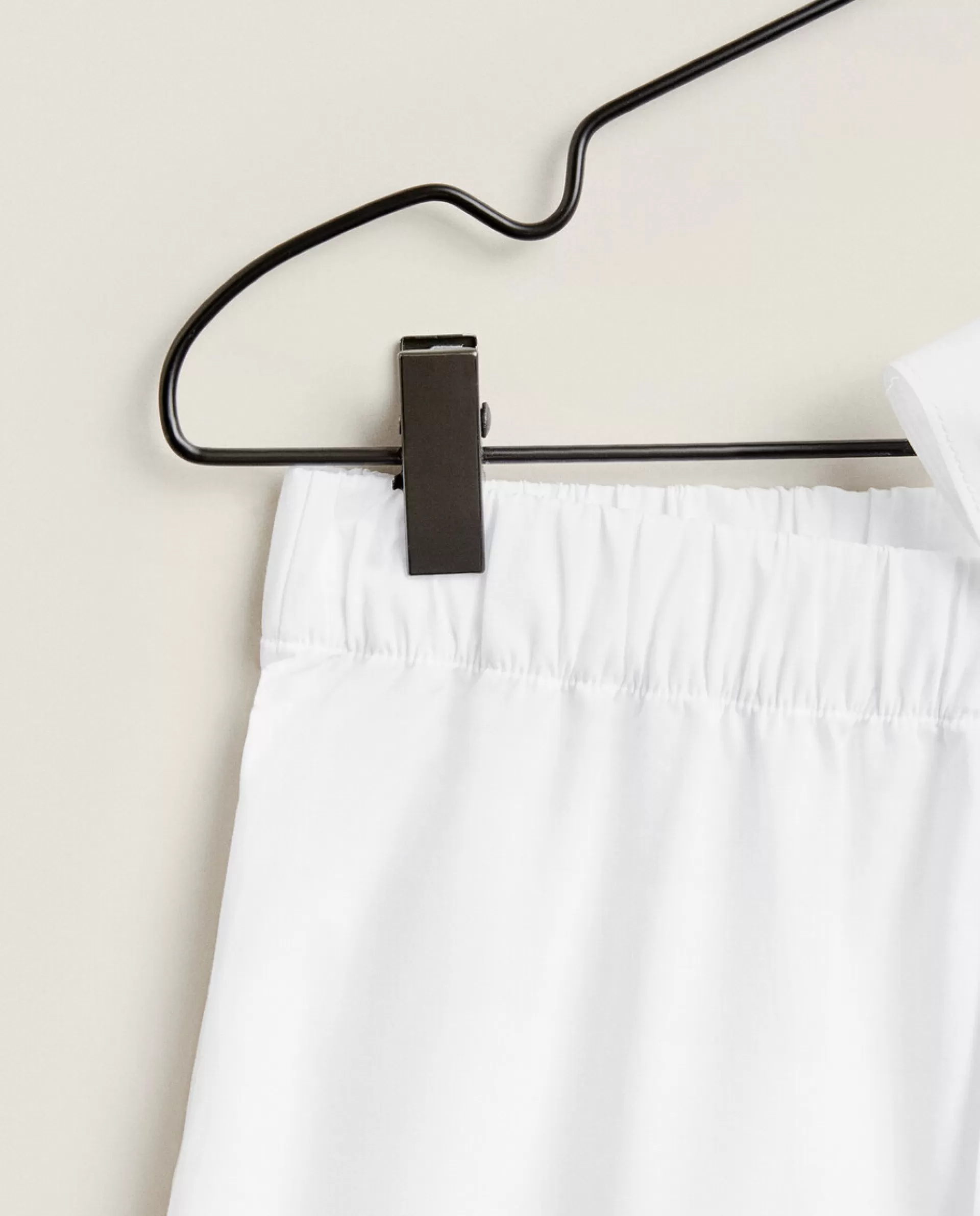 ZARA Home Cotton Poplin Pants White Best