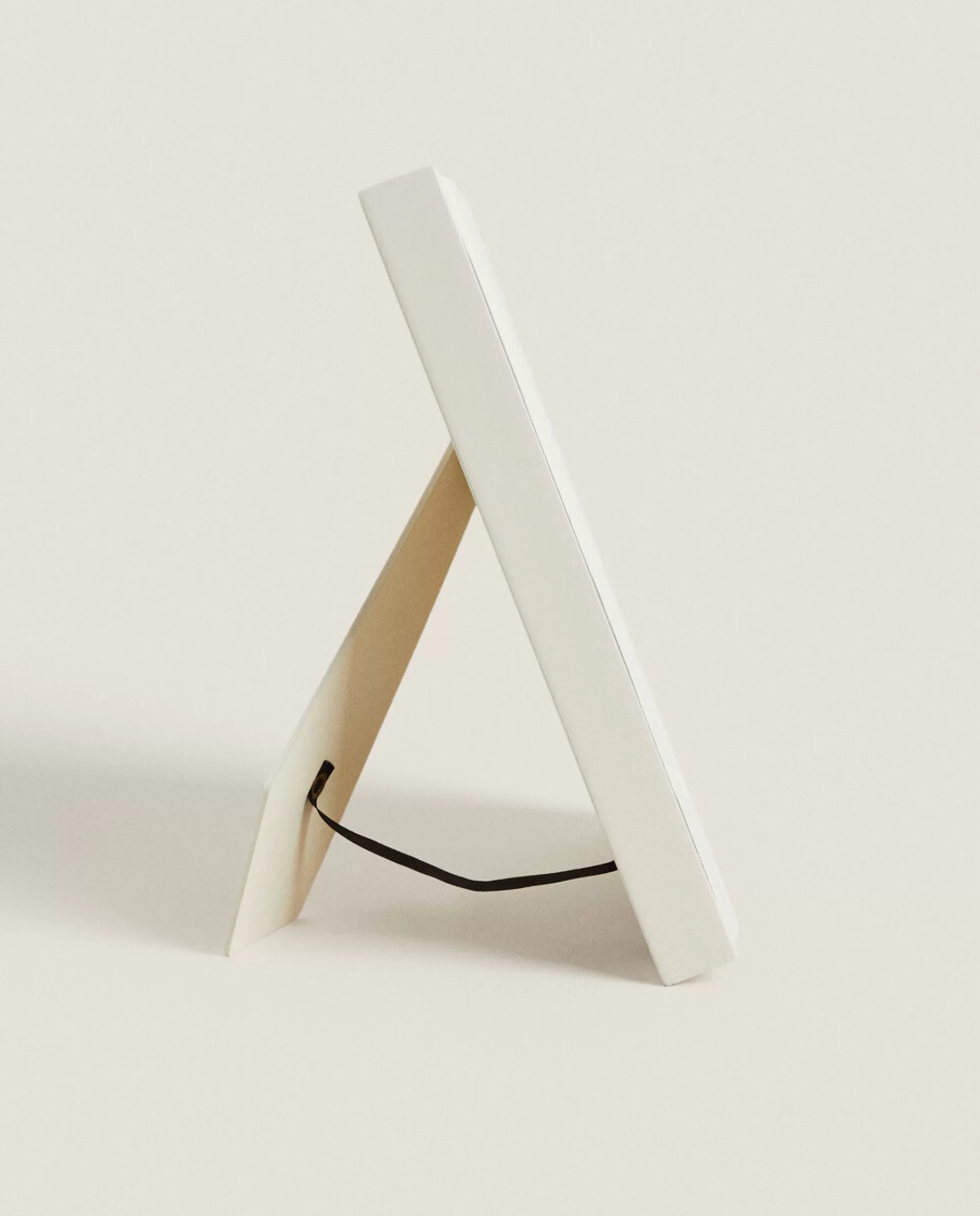 ZARA Home Cream Wooden Frame Beige New