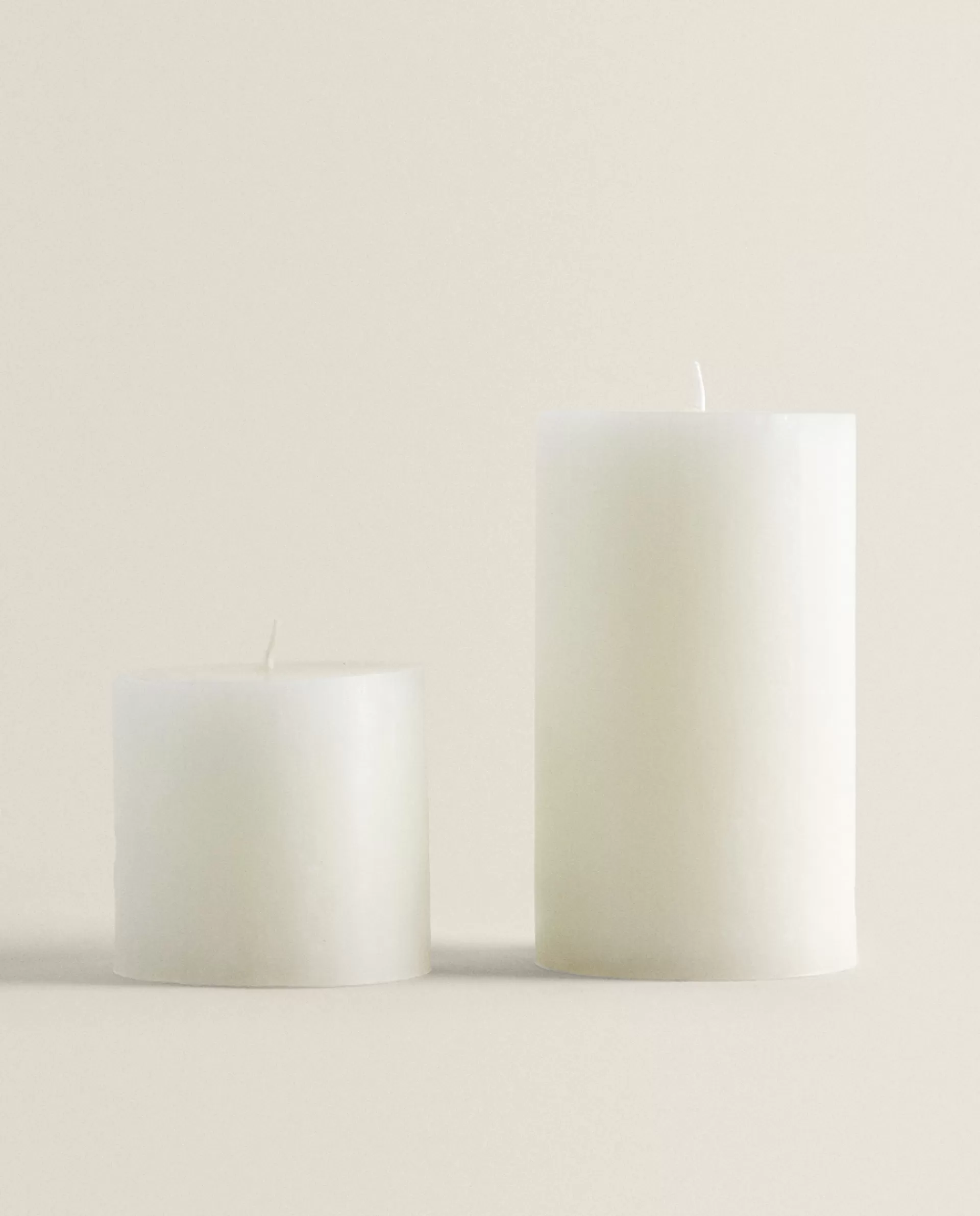 ZARA Home Cylindrical Candle White Flash Sale
