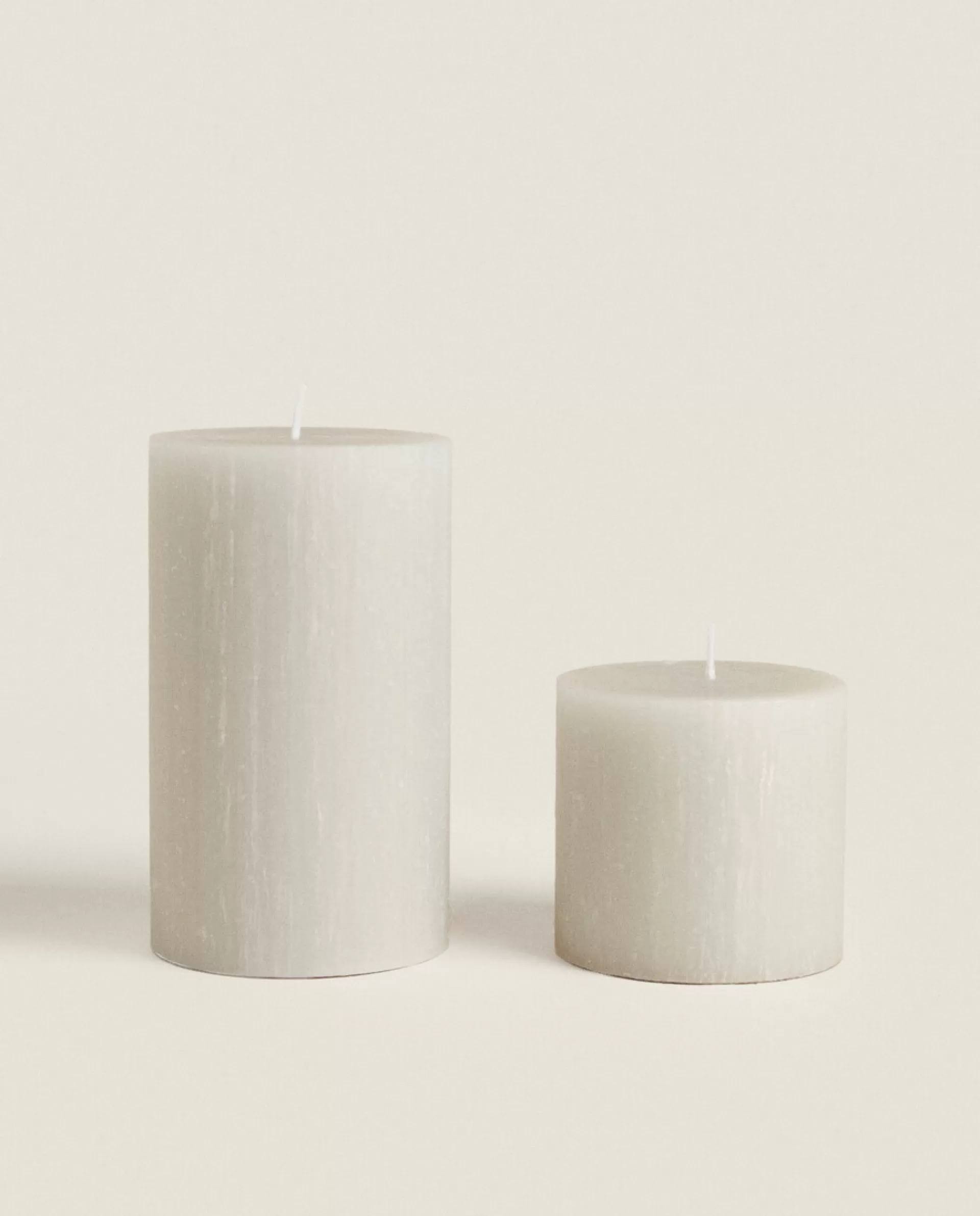 ZARA Home Cylindrical Candle Grey Flash Sale