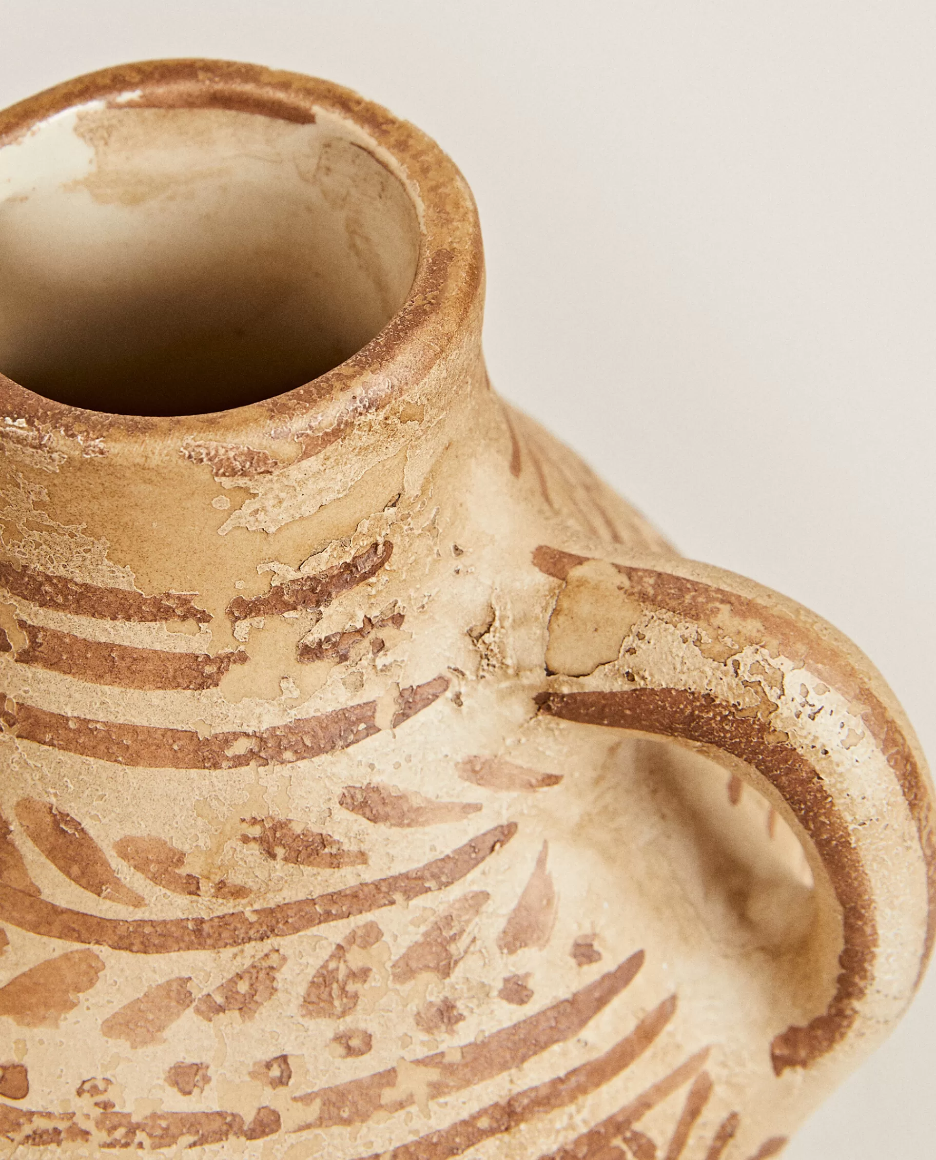 double_ceramic_vase_3-1.webp ZARA Home Double Ceramic Vase Brown Outlet