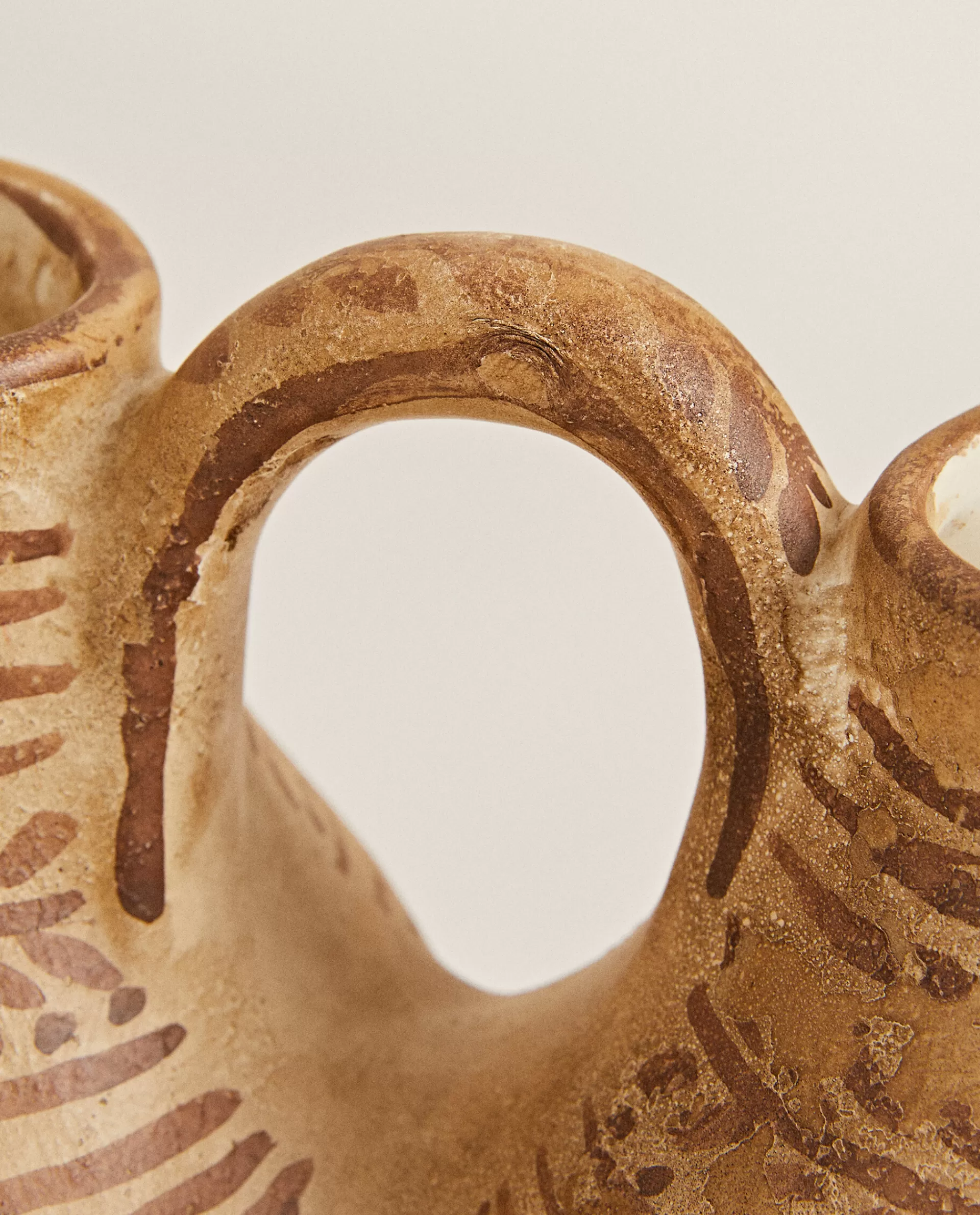 double_ceramic_vase_4-1.webp ZARA Home Double Ceramic Vase Brown Outlet