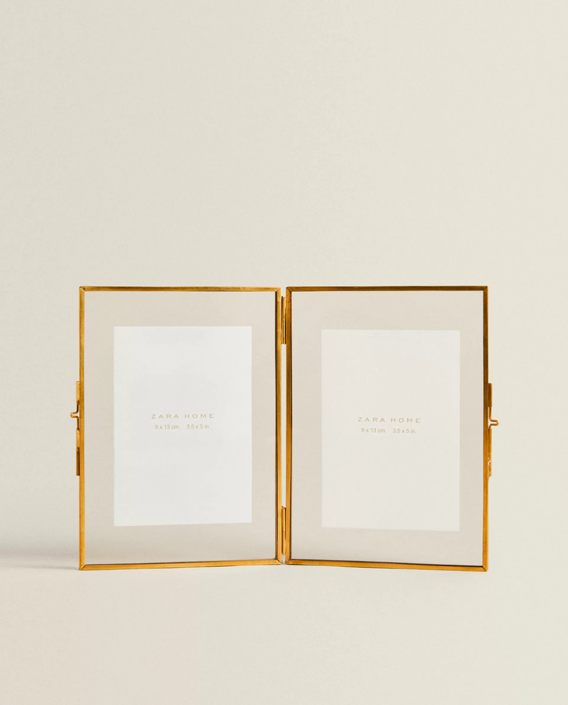 ZARA Home Double Gold Frame Transparent Online