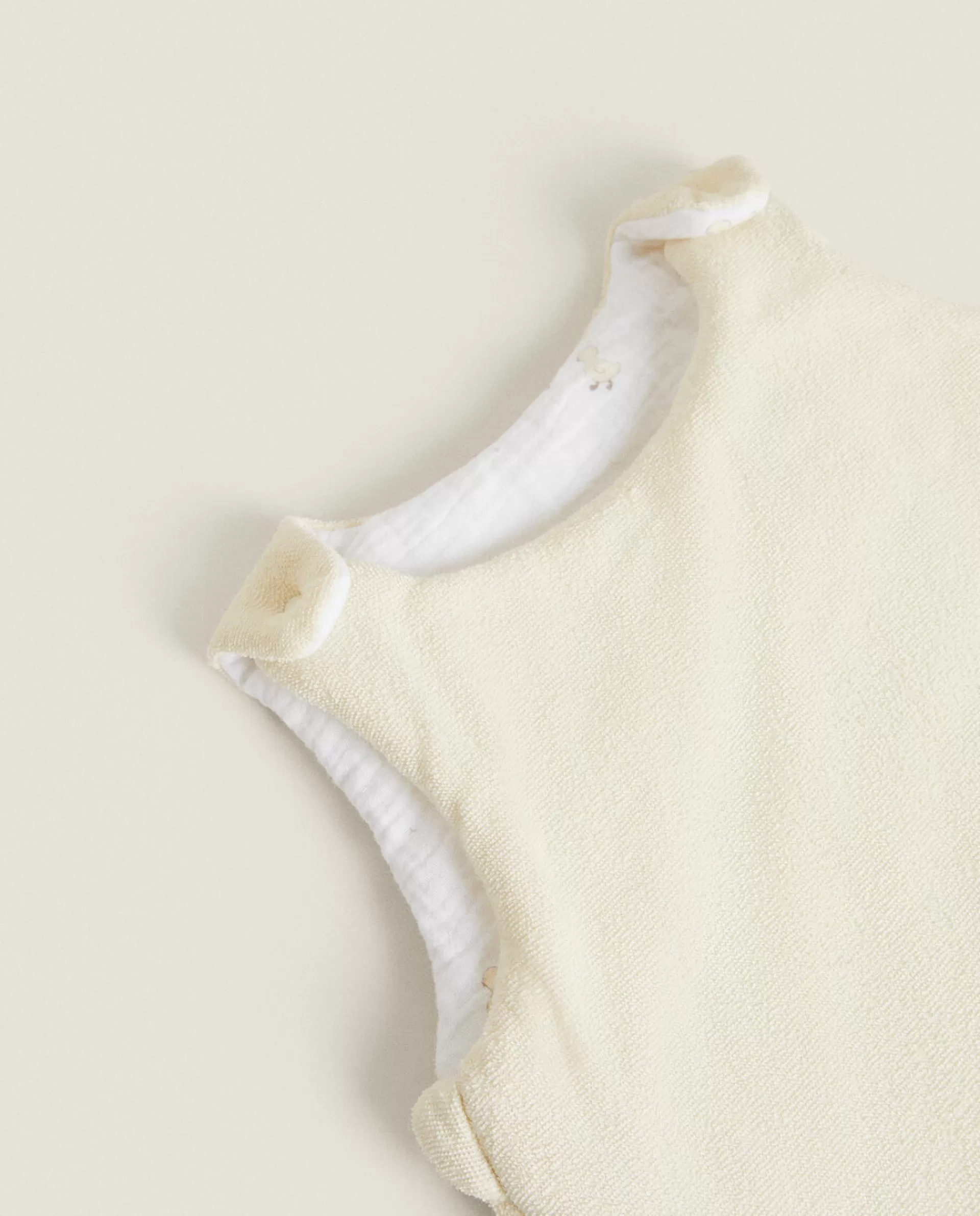 ZARA Home Duck Print Muslin Sleeping Bag Yellow Discount